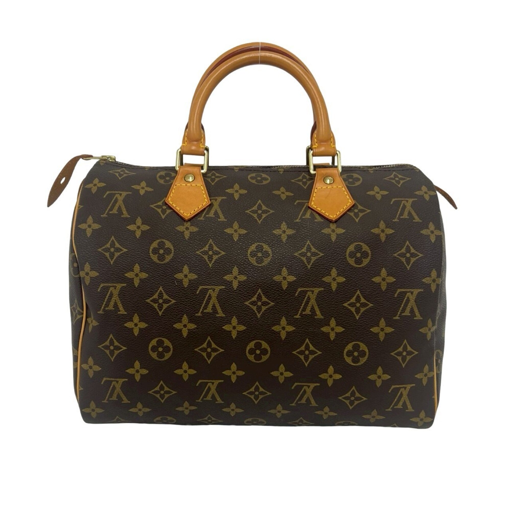 Louis Vuitton Brown Leather Pvc Boston Bag Handbag (Pre-Owned)