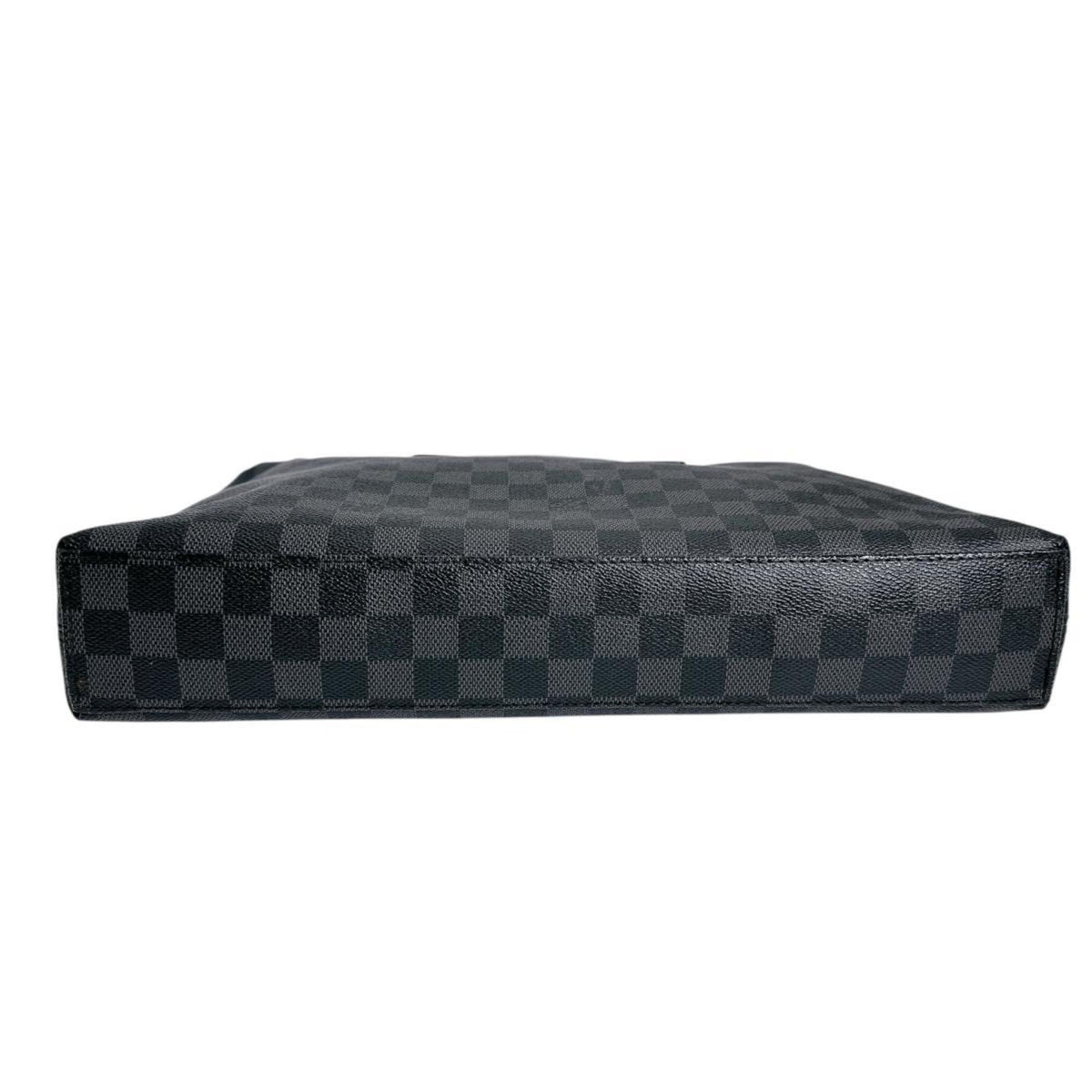 Louis Vuitton Black Damier Graphite Briefcase (Pre-Owned)
