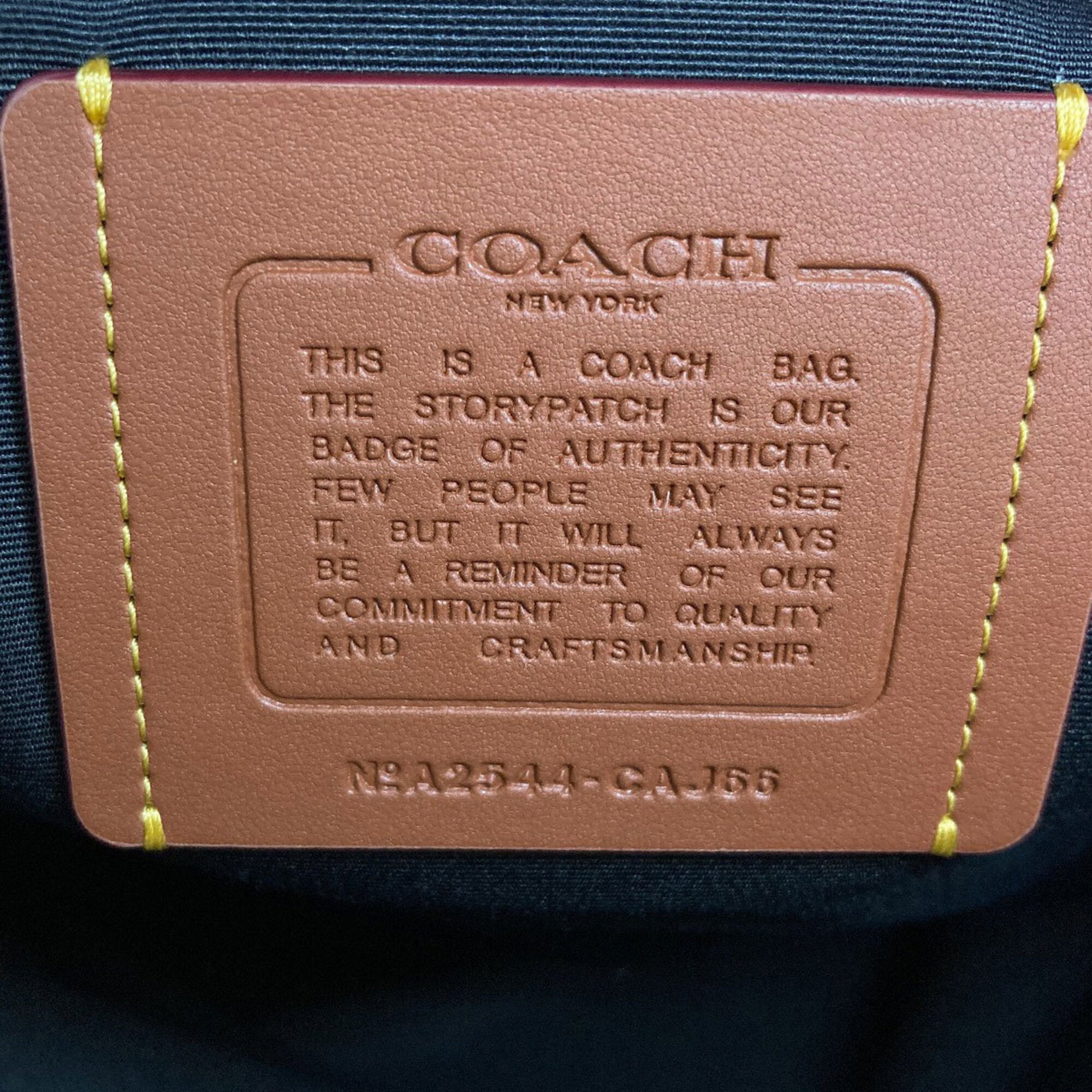 Coach Khaki Leather Backpack (Pre-Owned)