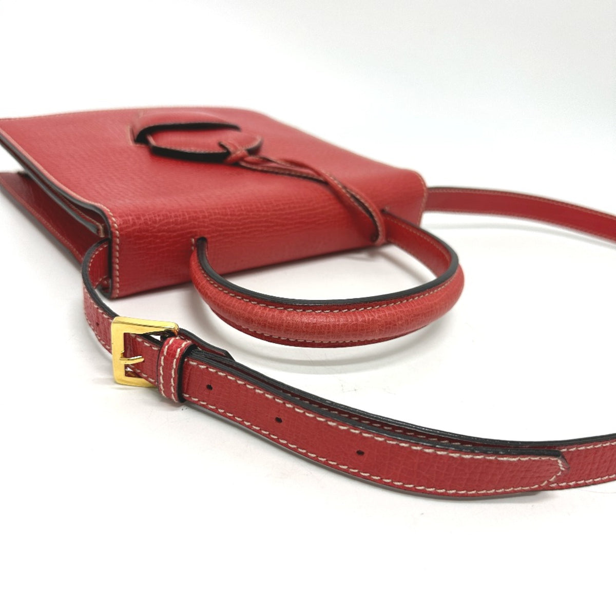 Loewe Red Leather Handbag (Pre-Owned)