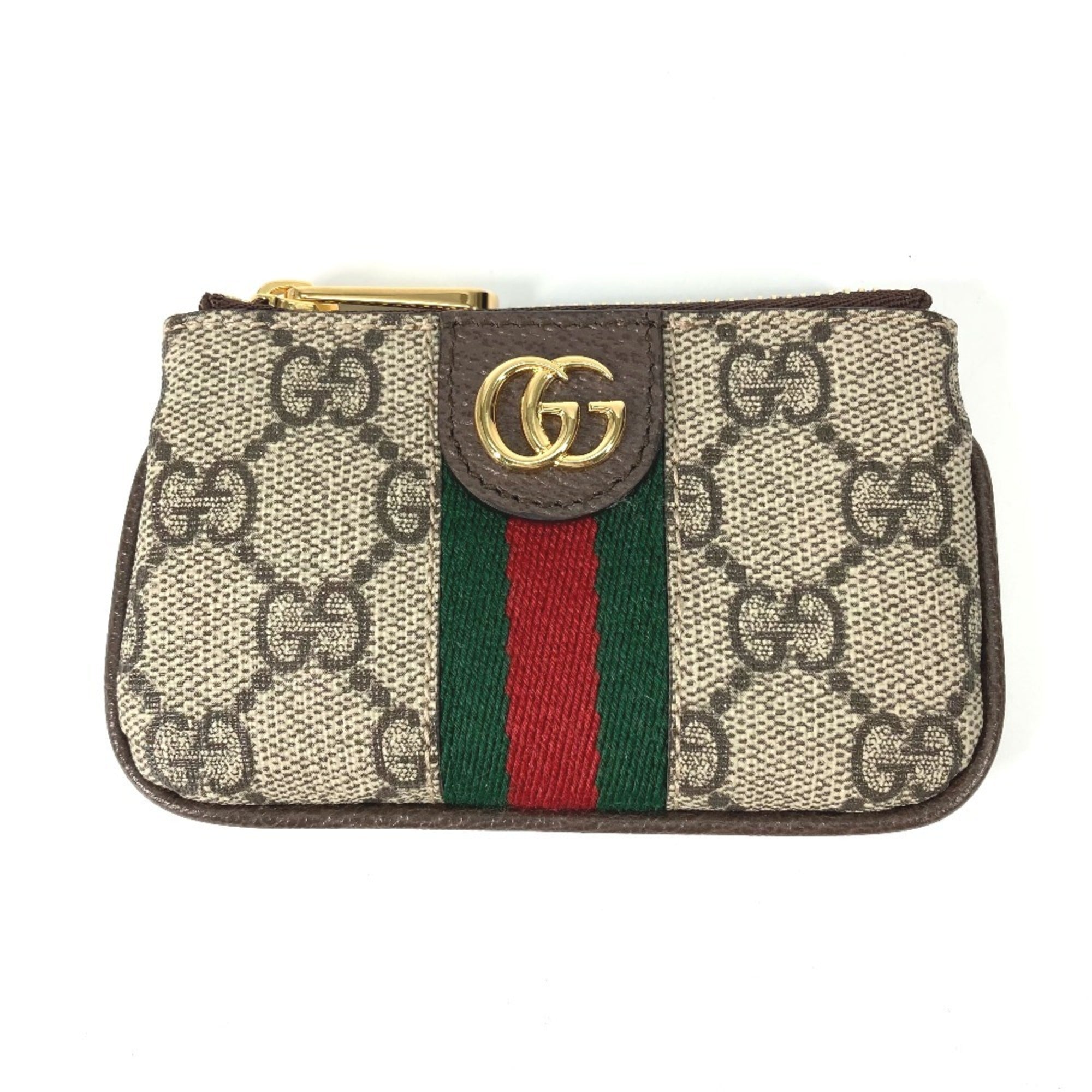 Gucci Beige Gg Supreme Coin Purse/Coin Case (Pre-Owned)