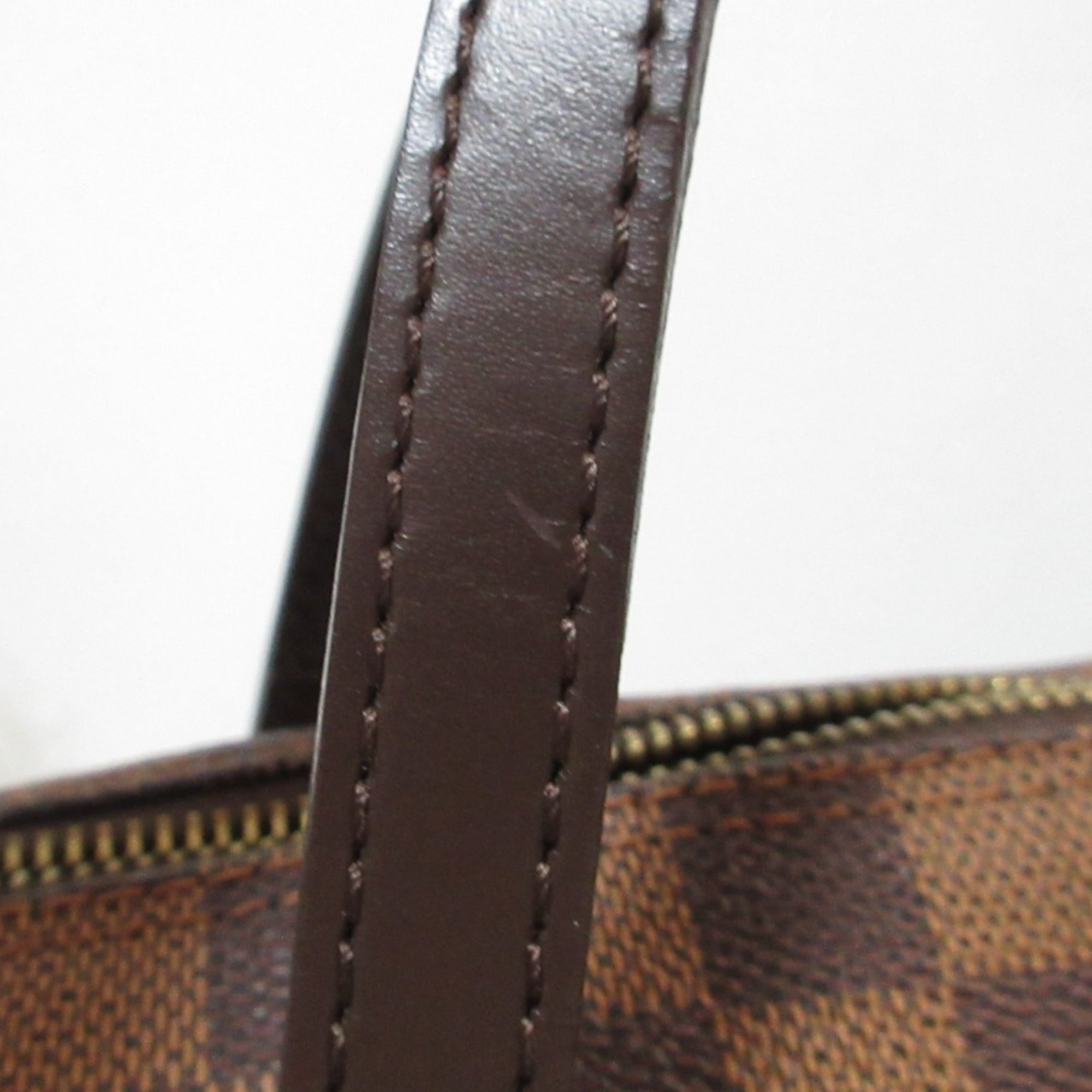 Louis Vuitton Brown Galle Damier Canvas Handbag (Pre-Owned)