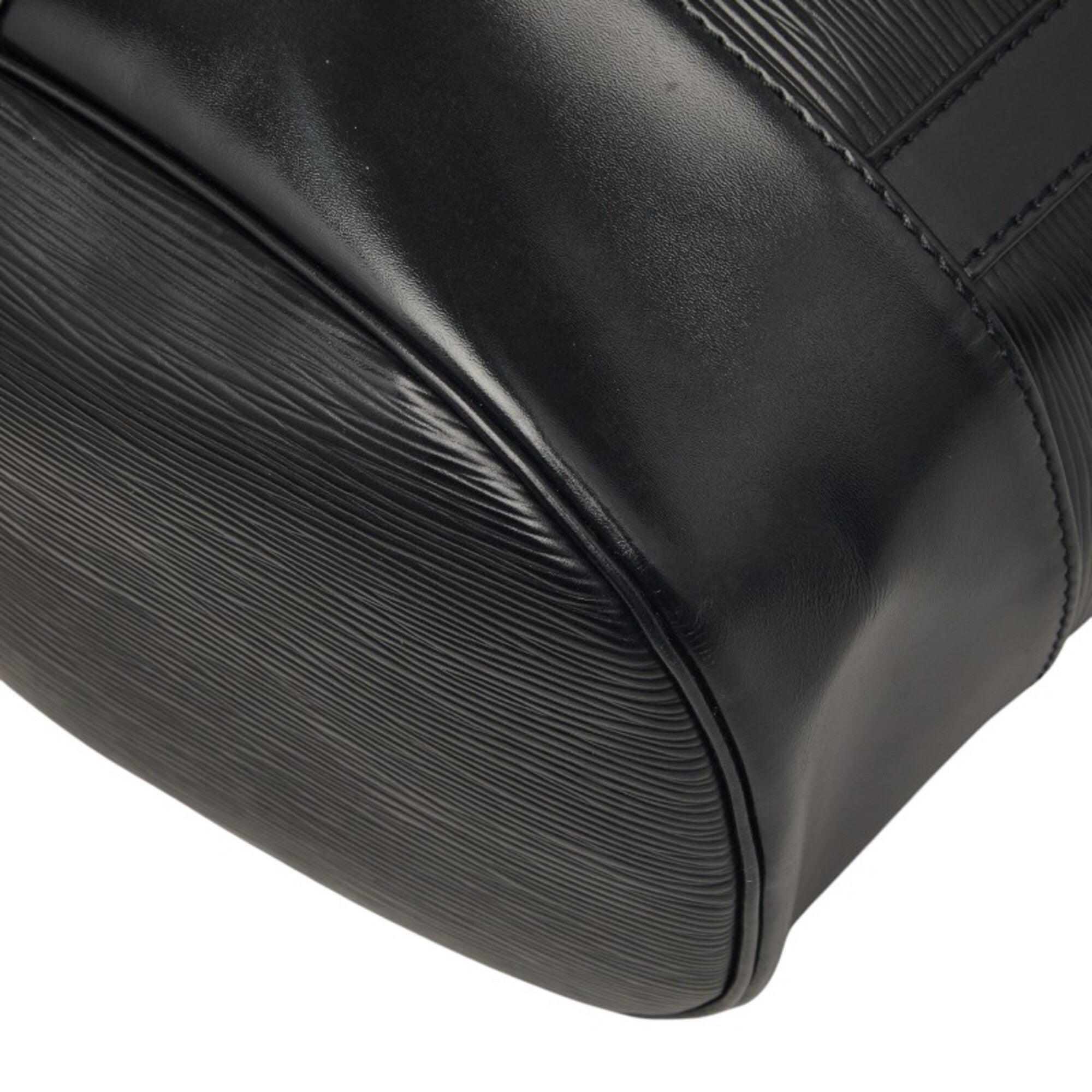 Louis Vuitton Black Noir Leather Shoulder Bag Sling Bag (Pre-Owned)