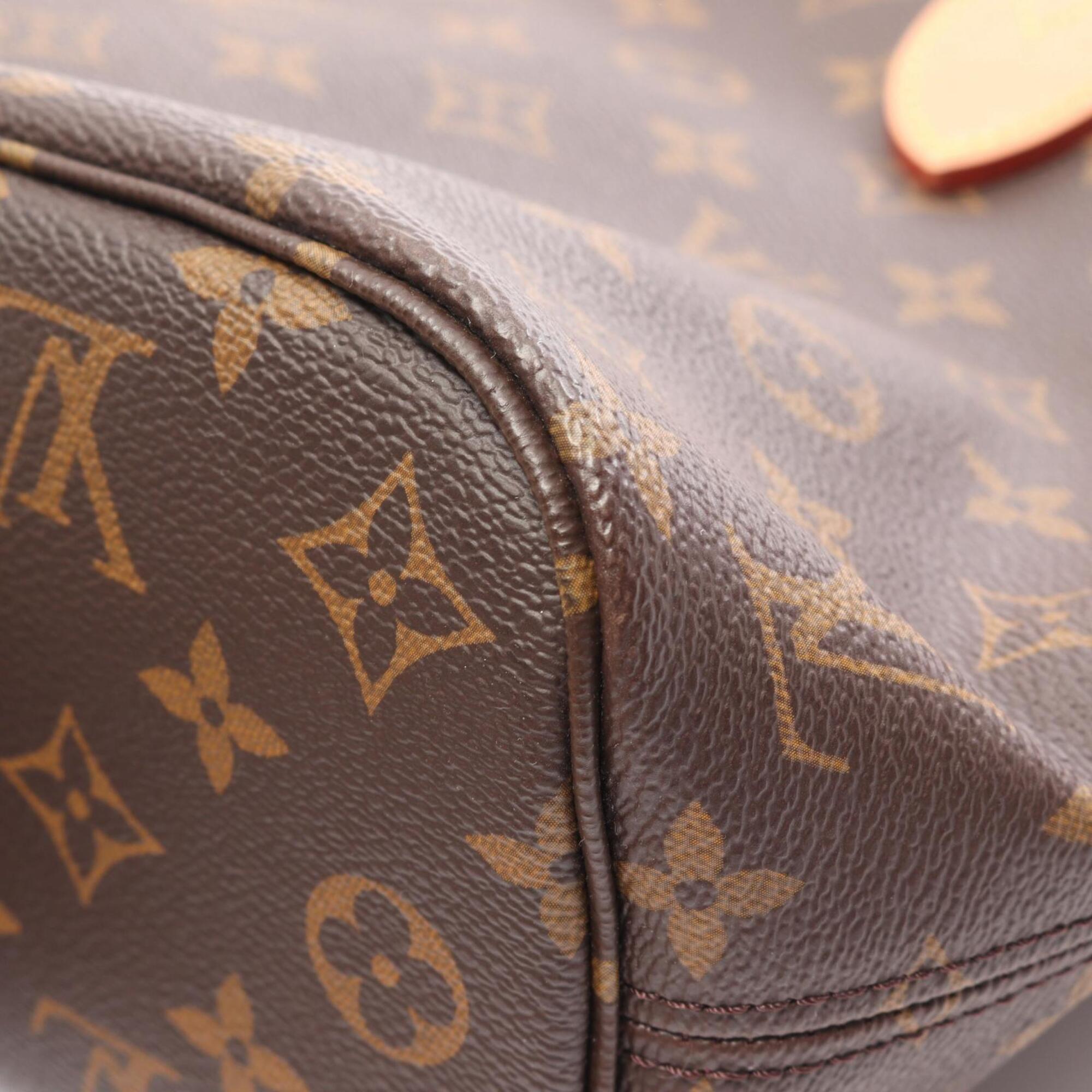 Louis Vuitton Brown Coated Canvas Pvc Monogram Leather Handbag Tote Bag (Pre-Owned)