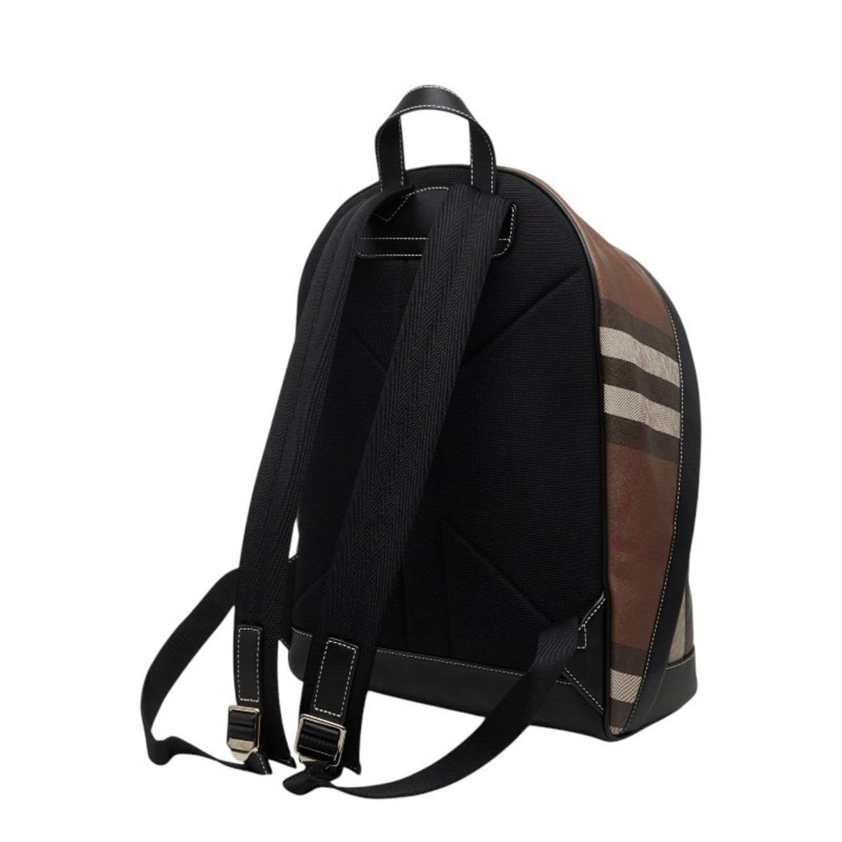 Burberry Brown Pvc Leather Backpack (Pre-Owned)