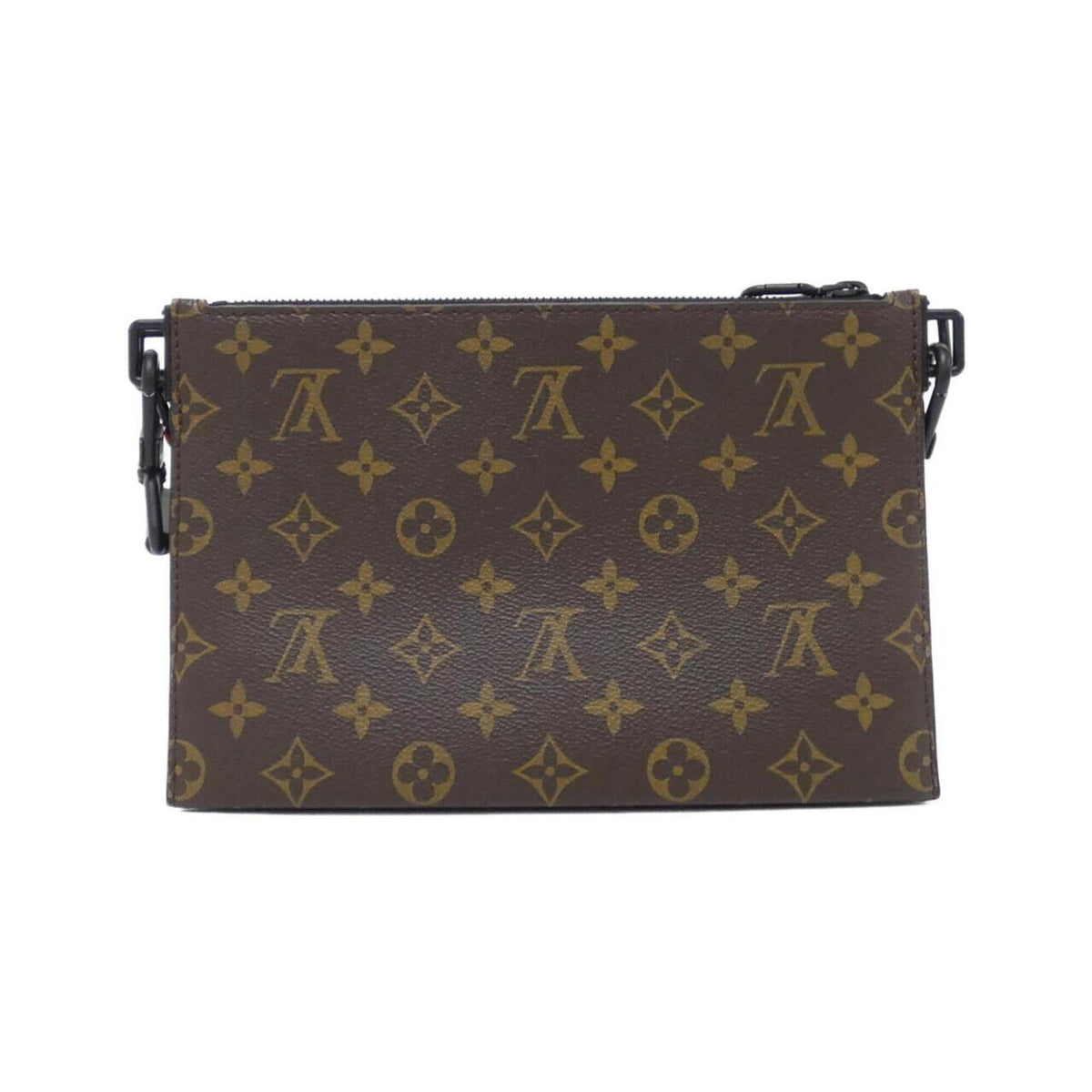 Louis Vuitton Taurillon Black Leather Handbag Pouch Shoulder Bag (Pre-Owned)