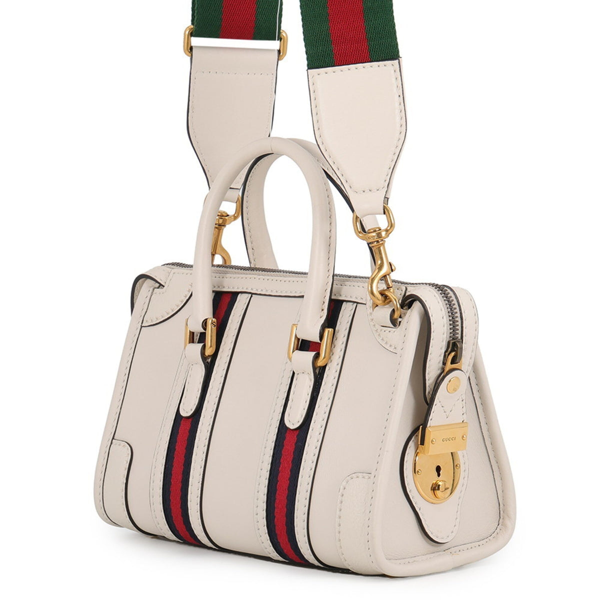 Gucci White Leather Handbag (Pre-Owned)