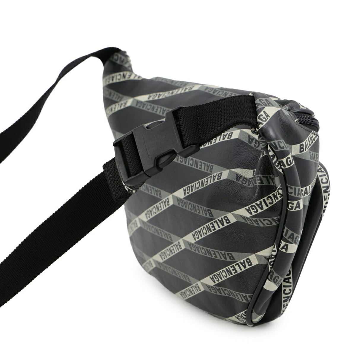 Balenciaga Black Leather Sling Bag (Pre-Owned)