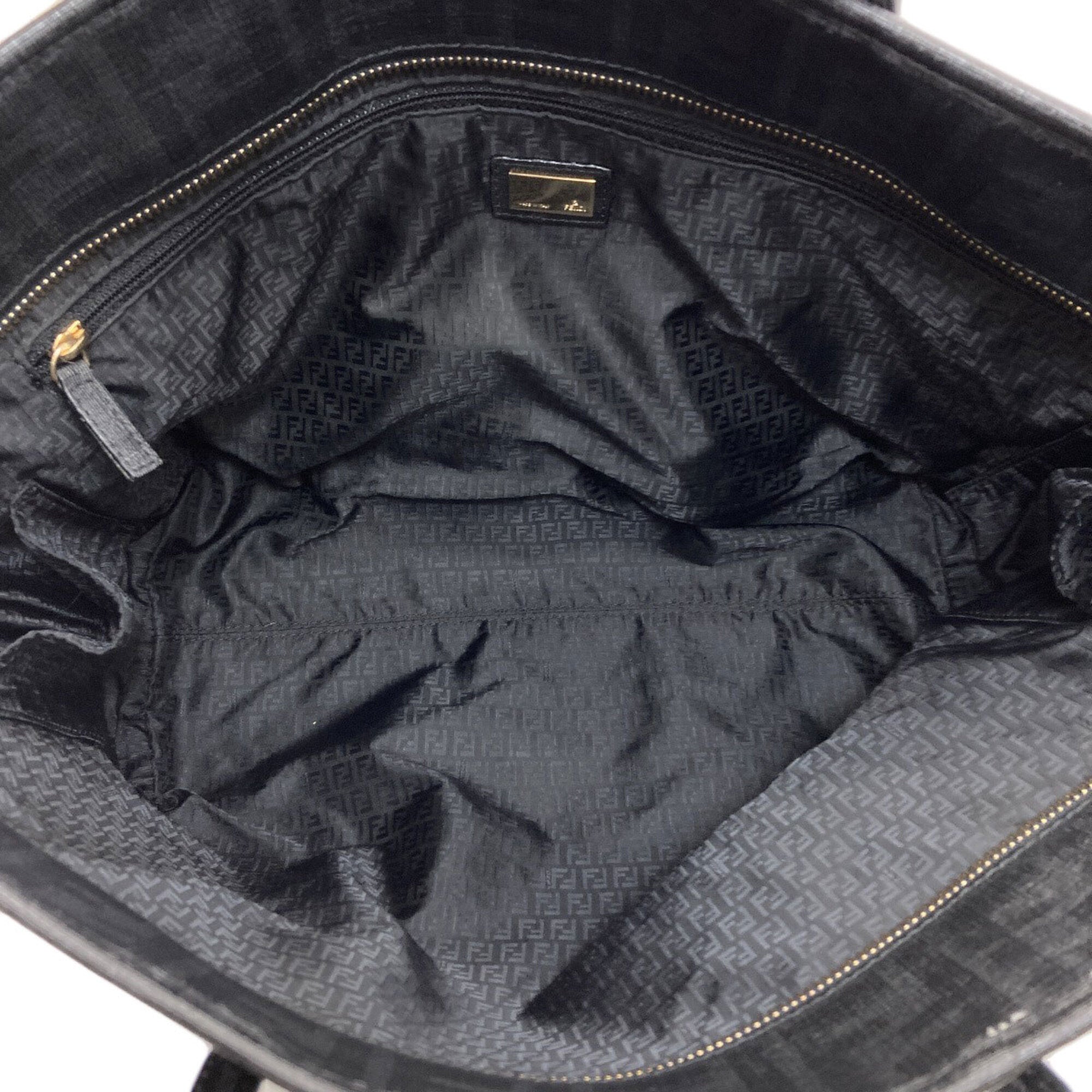 Fendi Black Pvc Tote Bag (Pre-Owned)