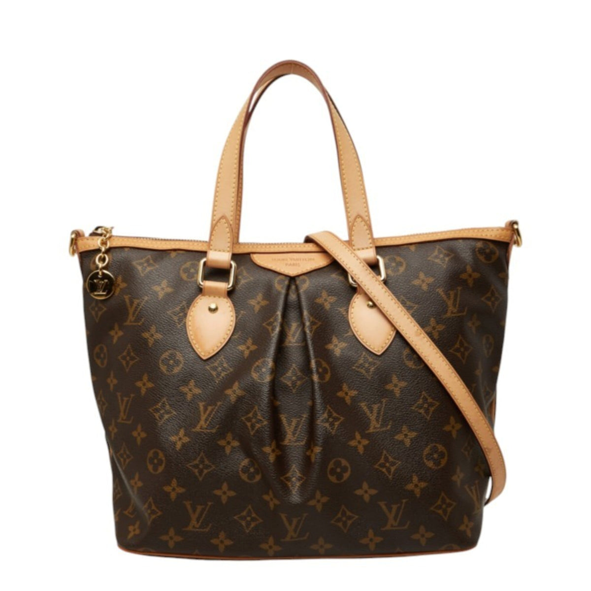 Louis Vuitton Monogram Brown Pvc Leather Handbag Shoulder Bag (Pre-Owned)