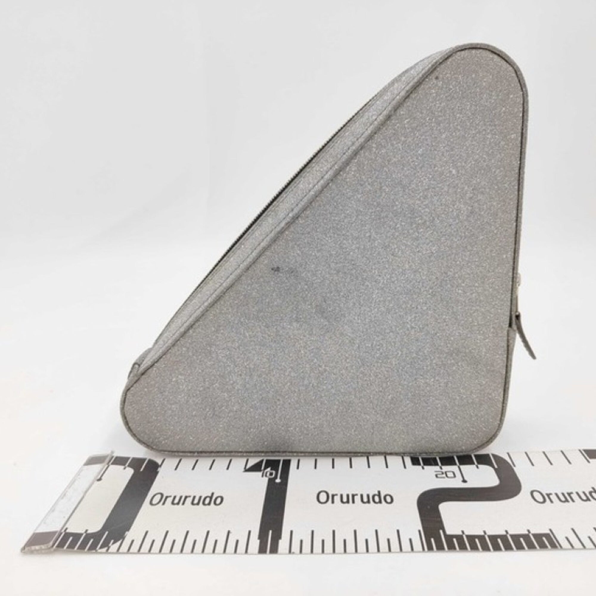 Balenciaga Silver Leather Clutch Bag (Pre-Owned)