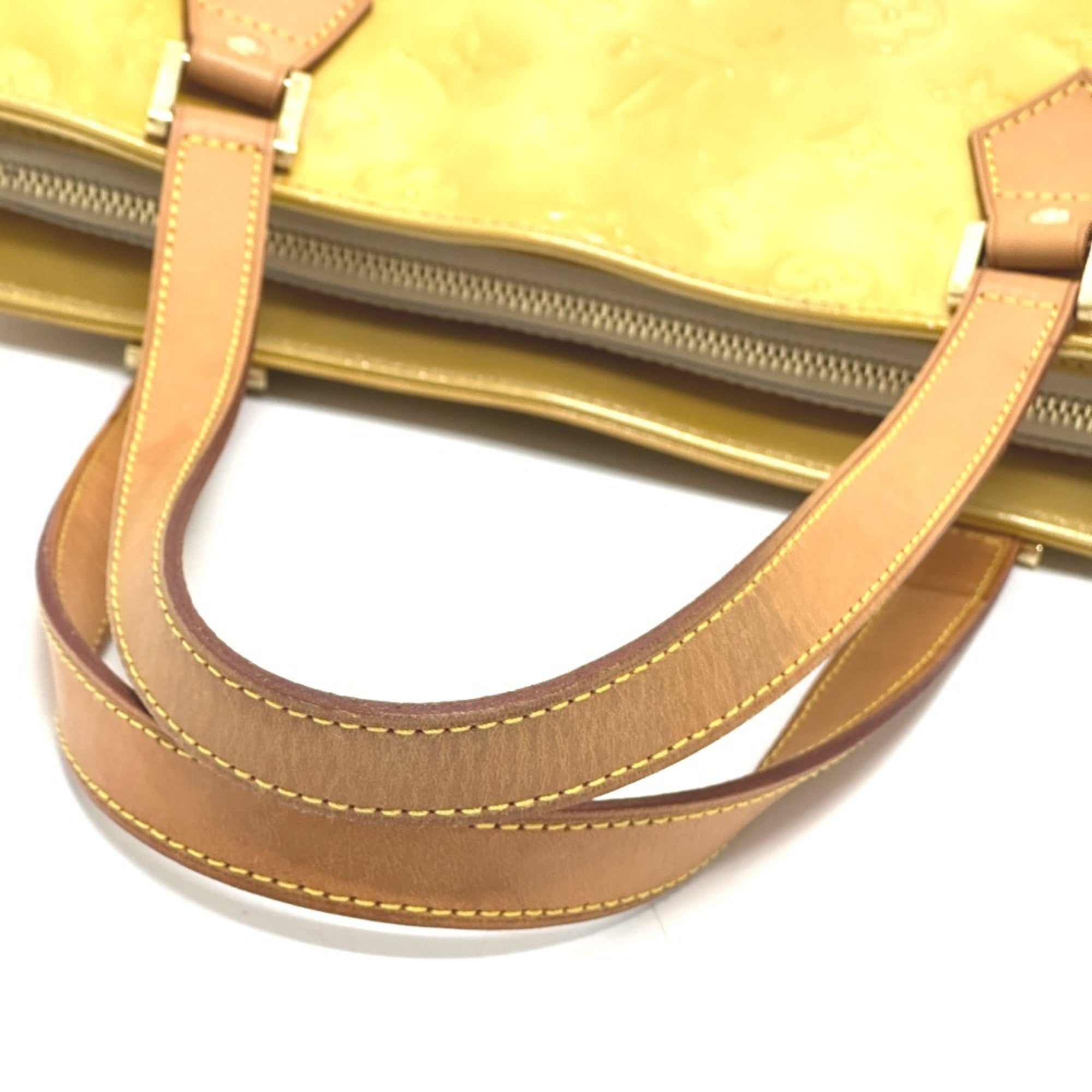 Louis Vuitton Beige Monogram Vernis Tote Bag (Pre-Owned)