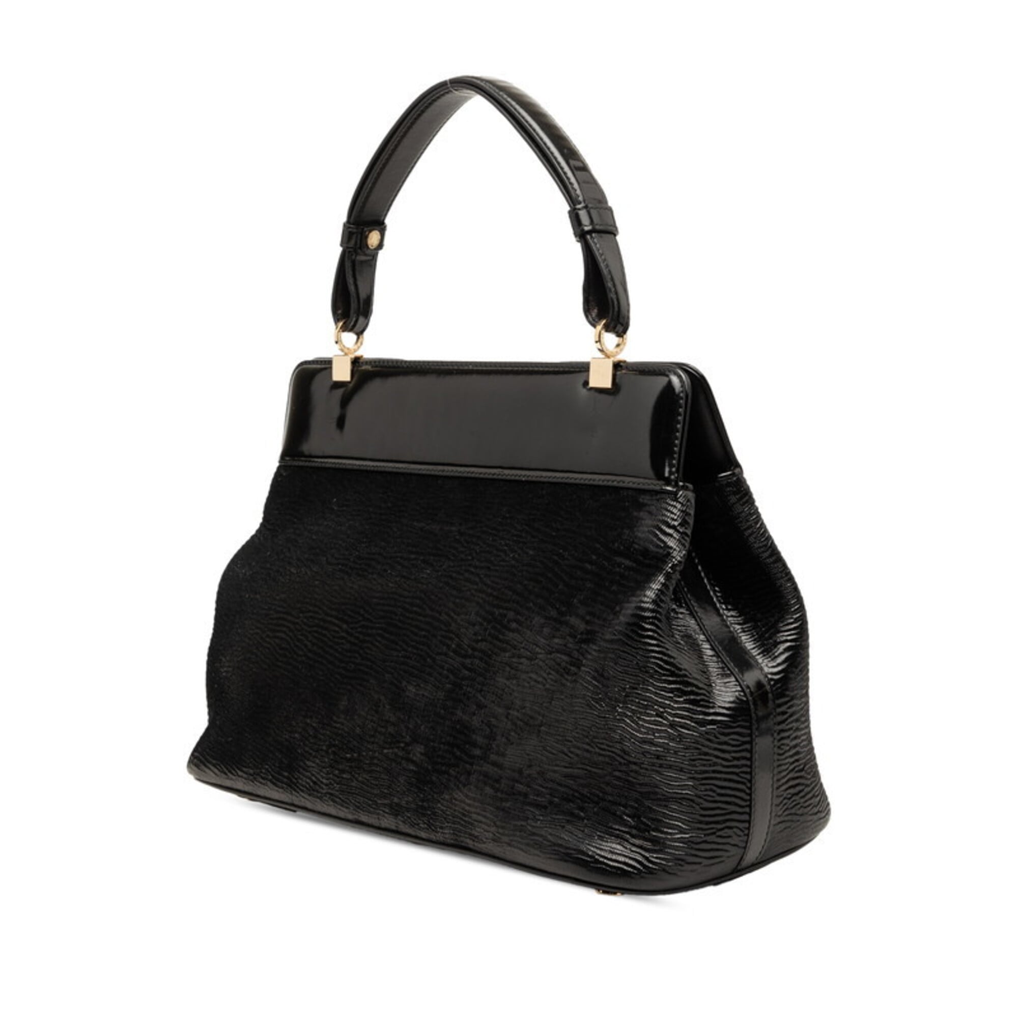 Bvlgari Black Leather Handbag (Pre-Owned)