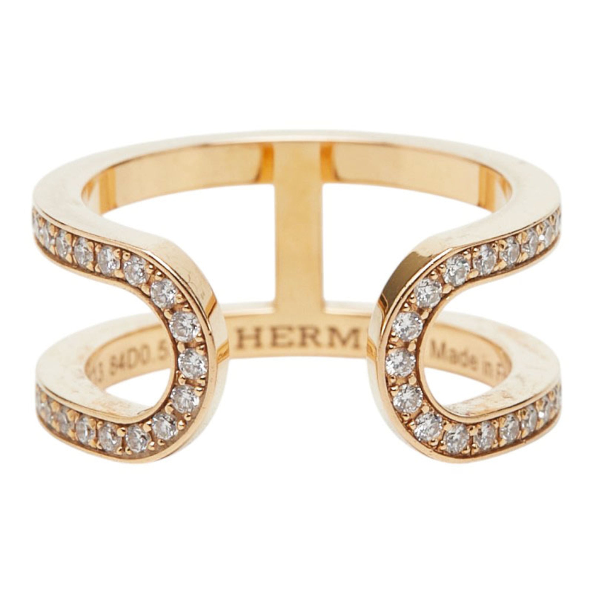 Hermes Yellow Gold (18K) Band Ring (Pre-Owned)