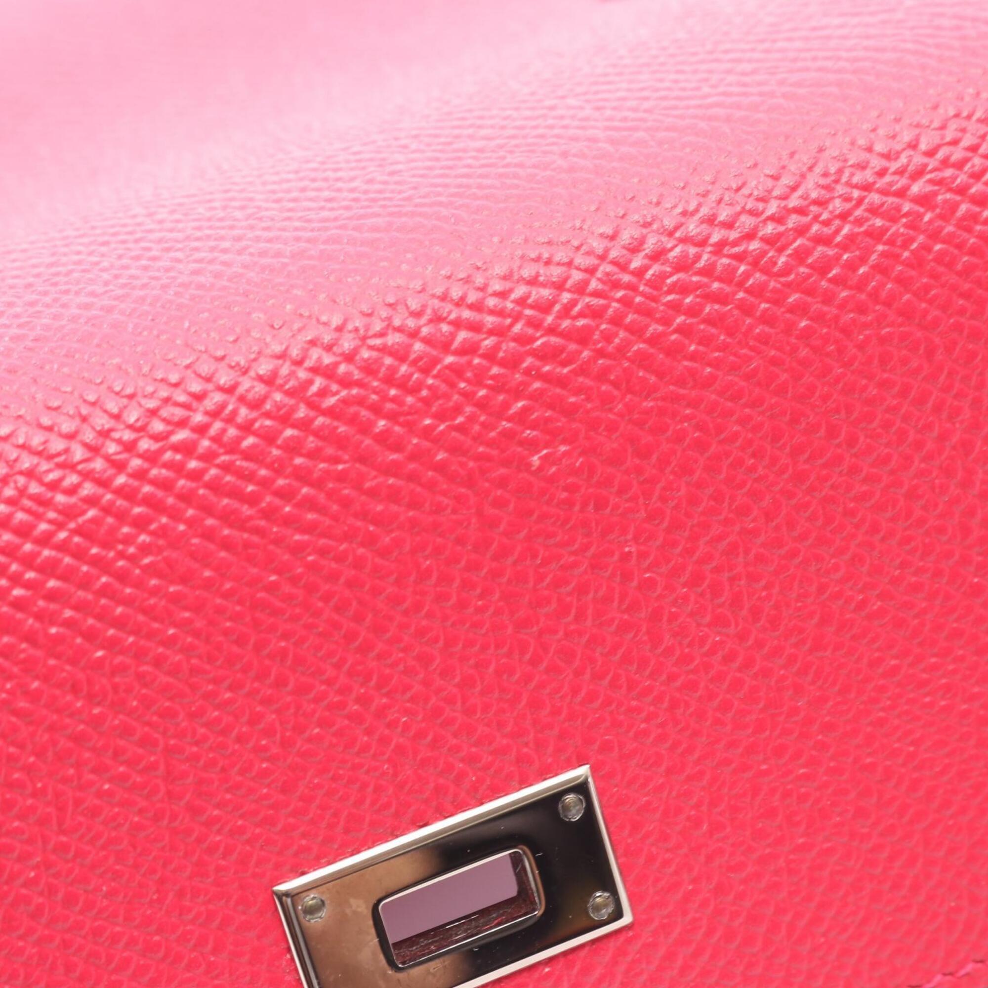 Hermes Pink Epsom Leather Wallet (Tri-Fold) (Pre-Owned)