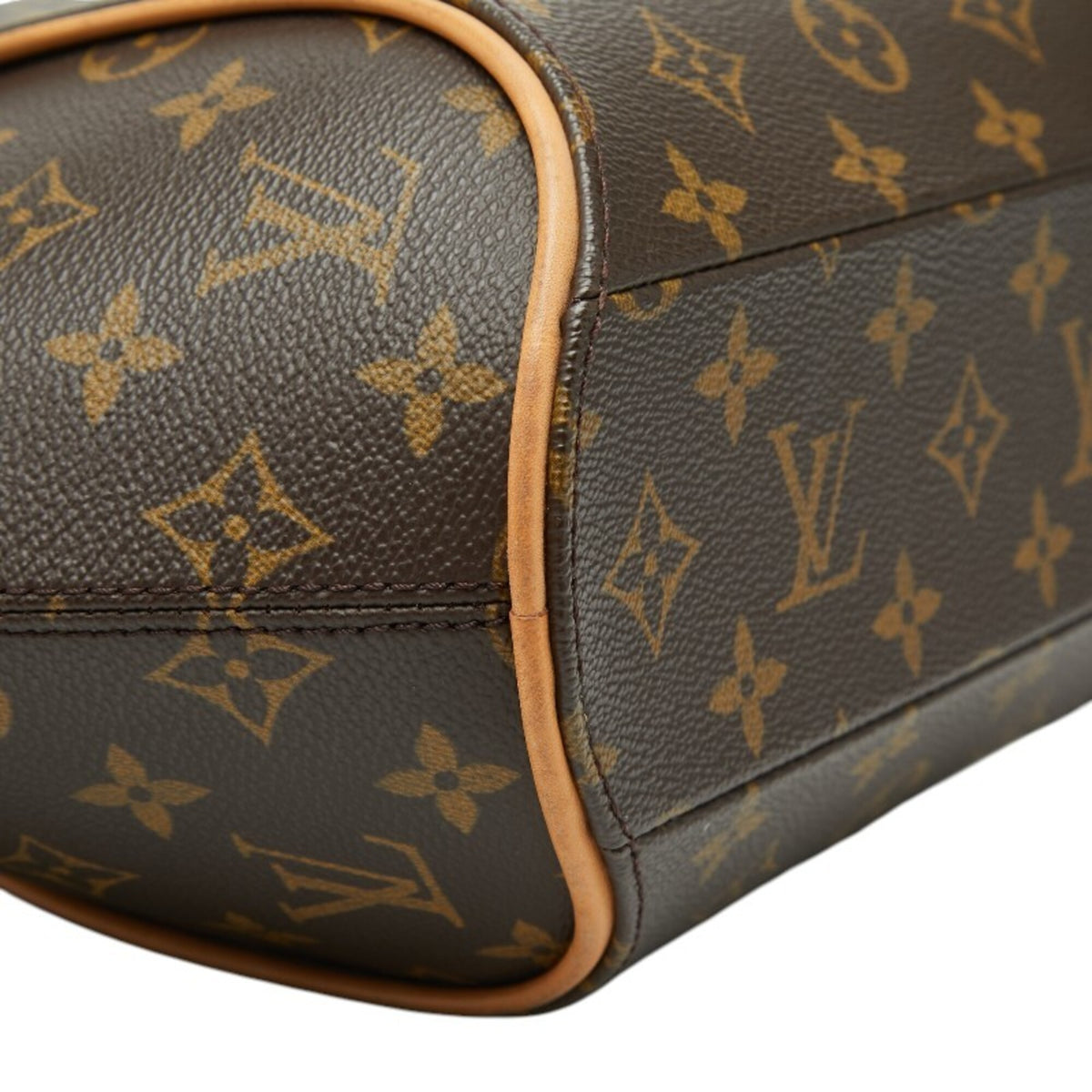 Louis Vuitton Brown Pvc Leather Handbag (Pre-Owned)