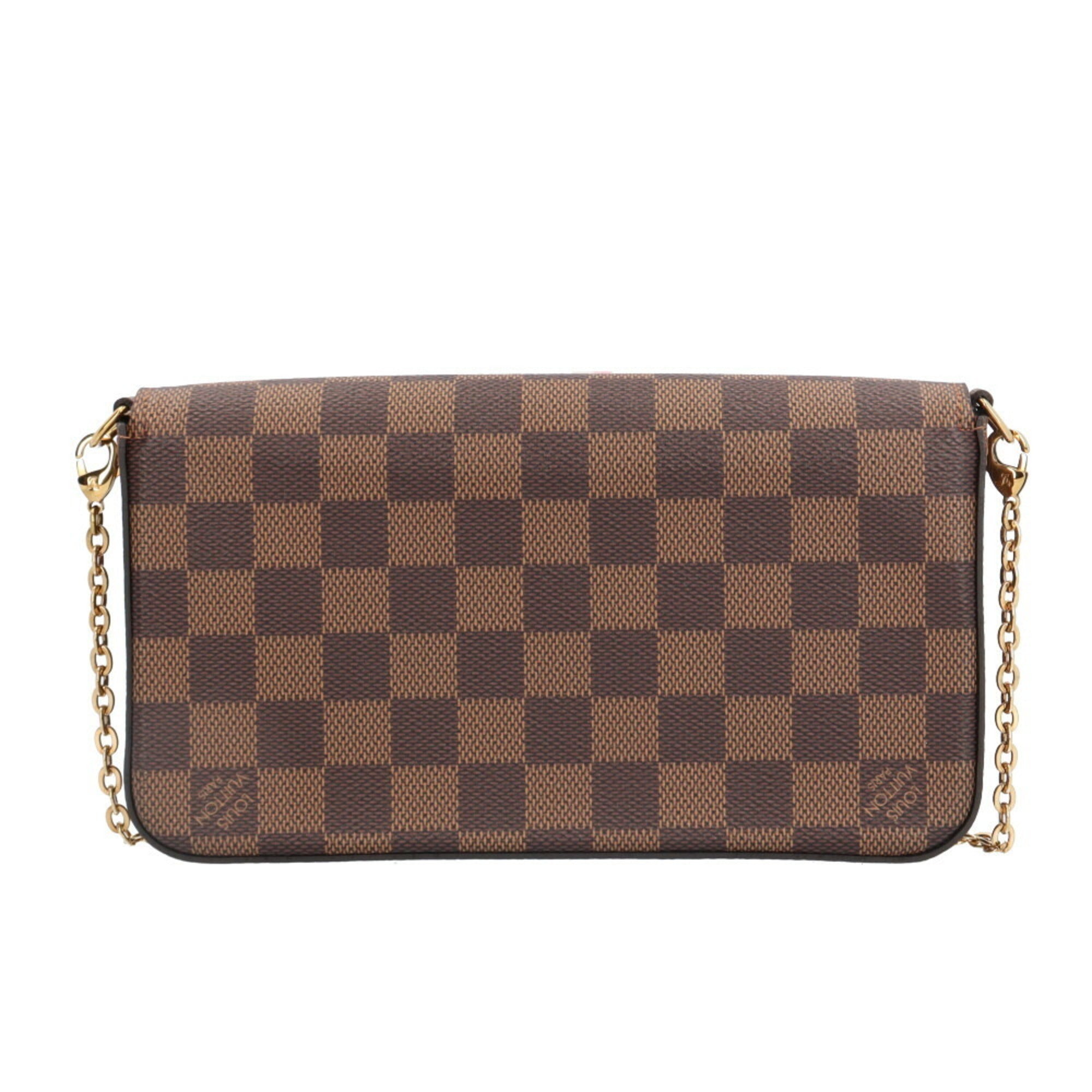 Louis Vuitton Brown Damier Canvas Pochette Shoulder Bag (Pre-Owned)