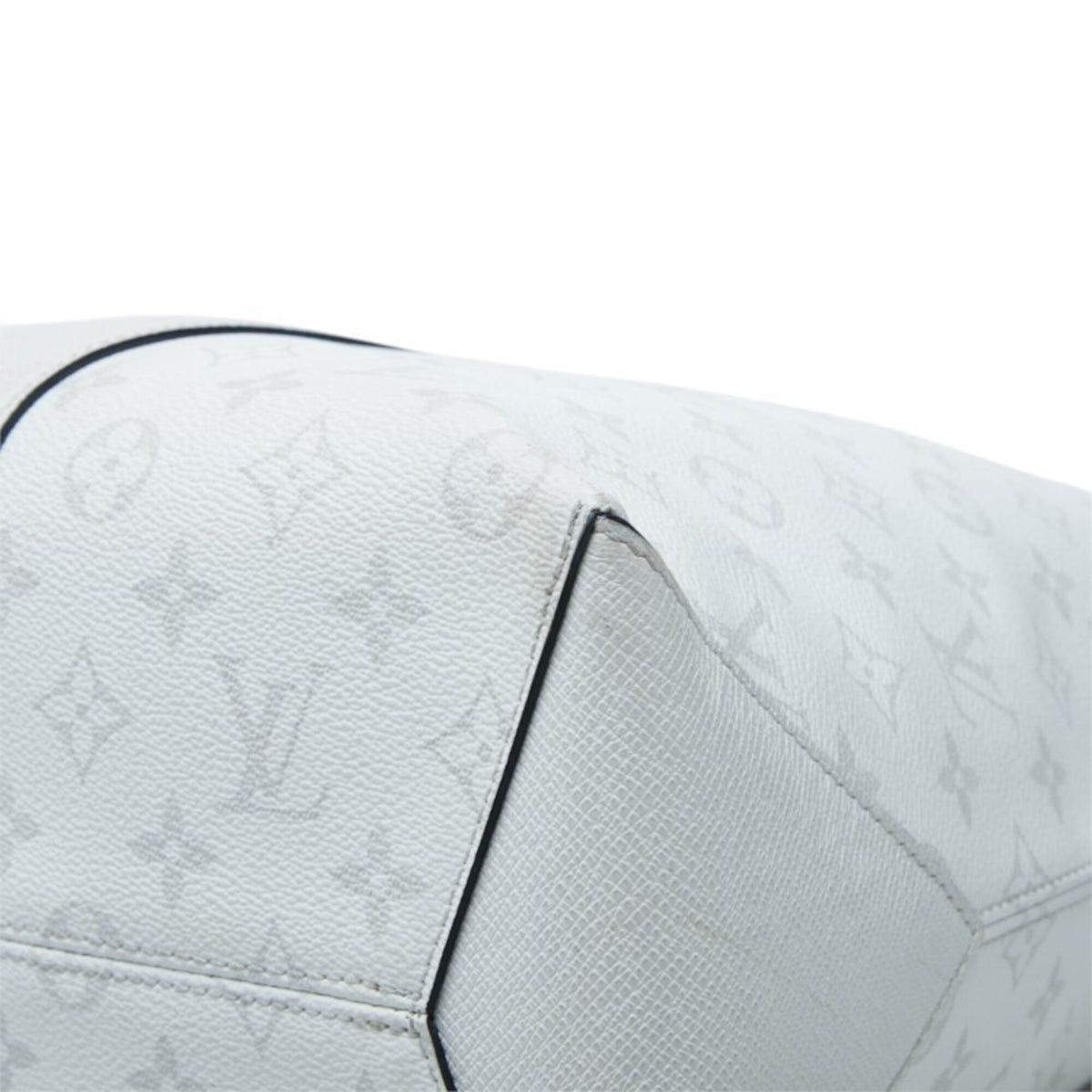 Louis Vuitton Blanc White Pvc Leather Shoulder Bag Tote Bag (Pre-Owned)