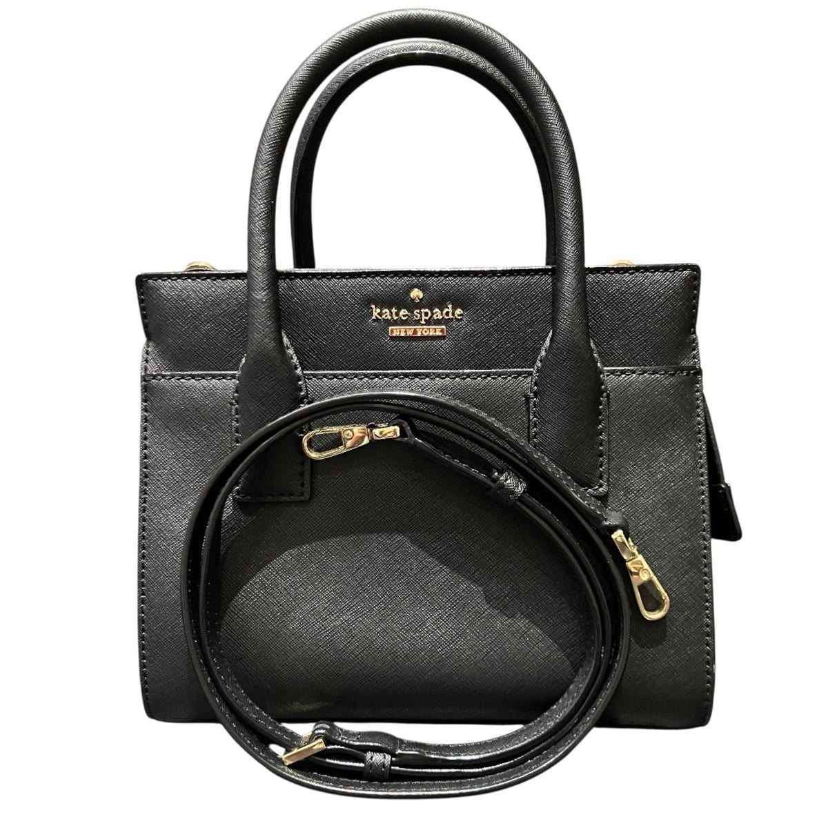 Kate Spade Black Pvc Handbag (Pre-Owned)