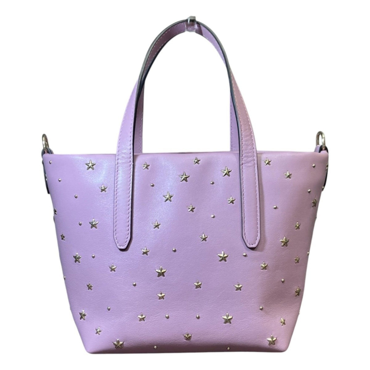Jimmy Choo Purple Leather Metal Handbag (Pre-Owned)