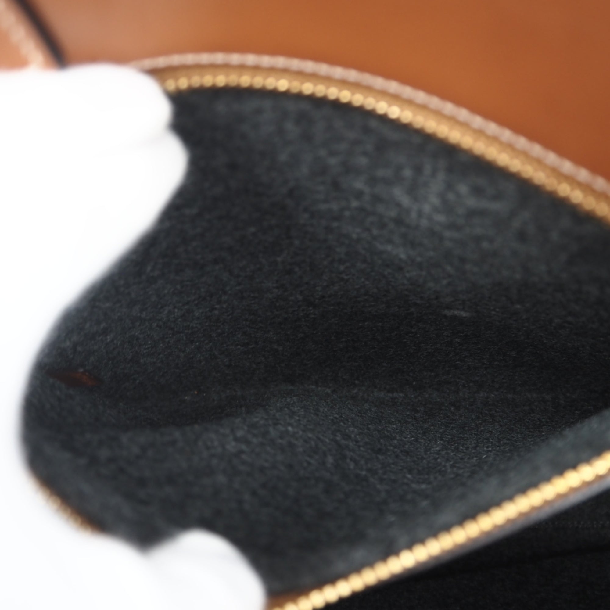 Celine Gray Brown Cotton Leather Handbag (Pre-Owned)