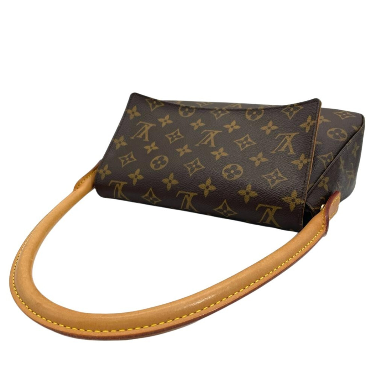 Louis Vuitton Brown Monogram Canvas Shoulder Bag (Pre-Owned)