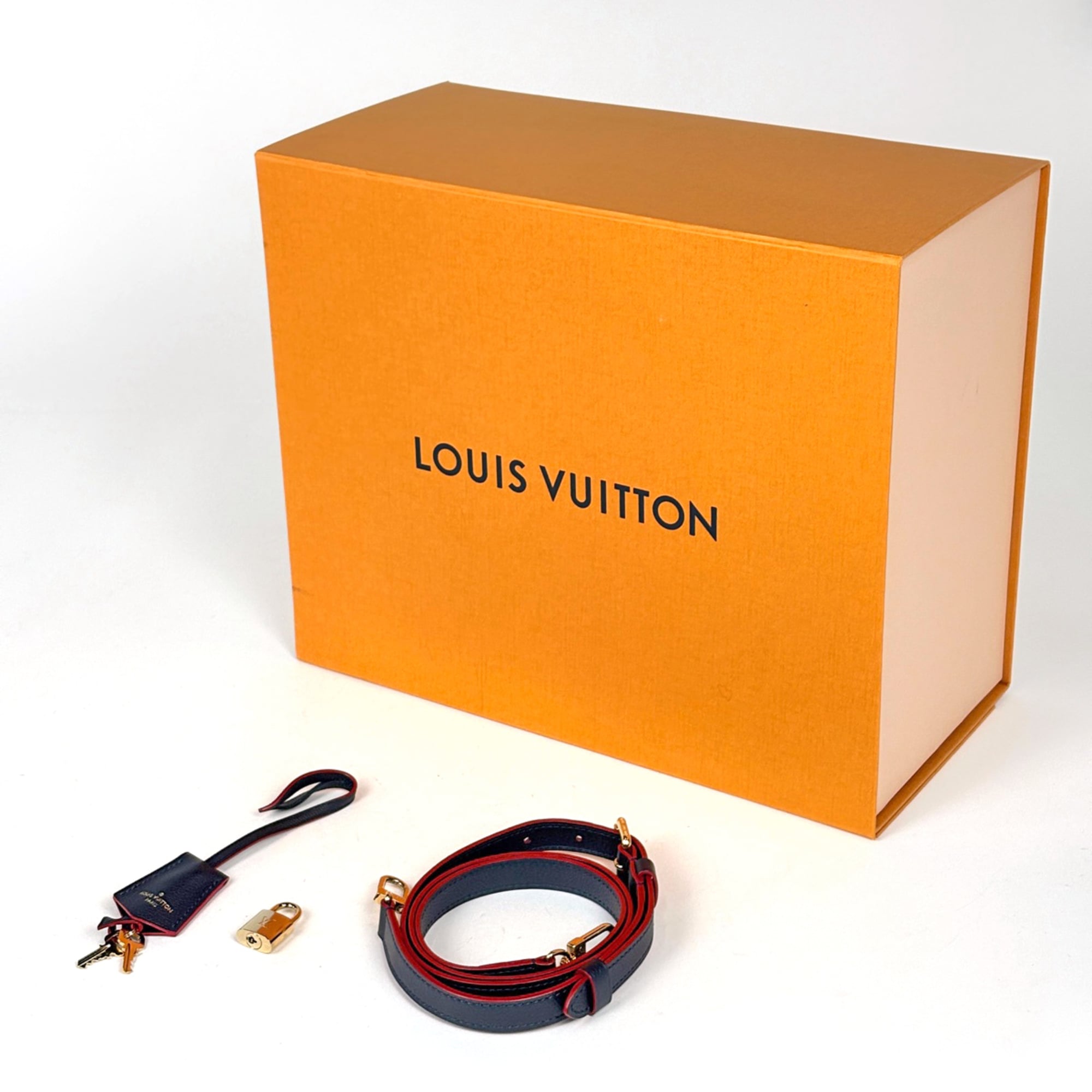 Louis Vuitton Marine Rouge Monogram Empreinte Handbag (Pre-Owned)
