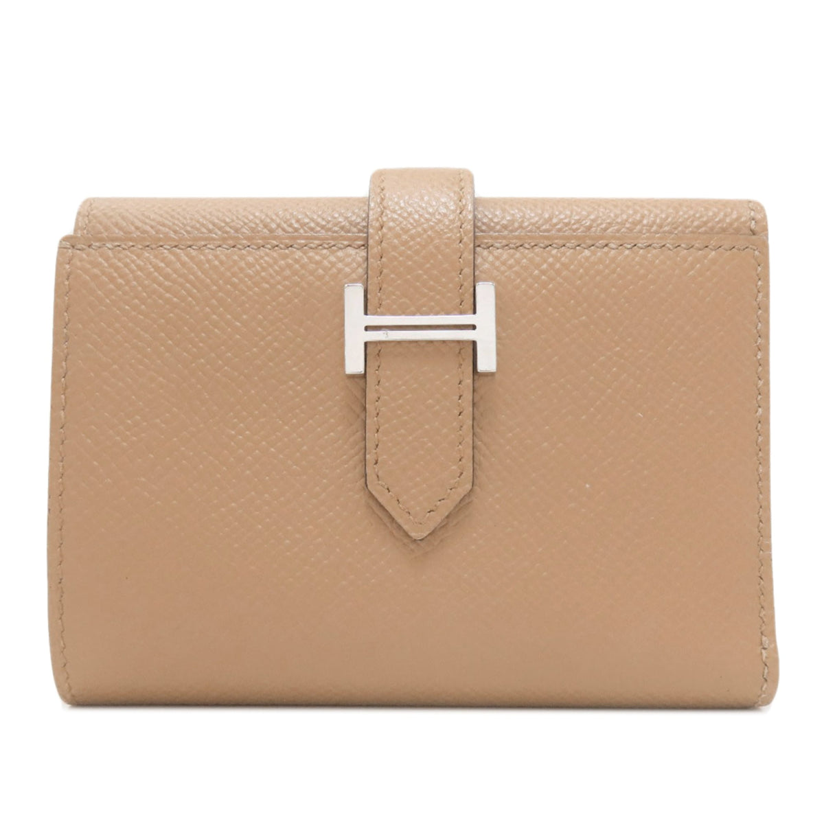 Hermes Brown Pink Epsom Leather Wallet (Bi-Fold) (Pre-Owned)