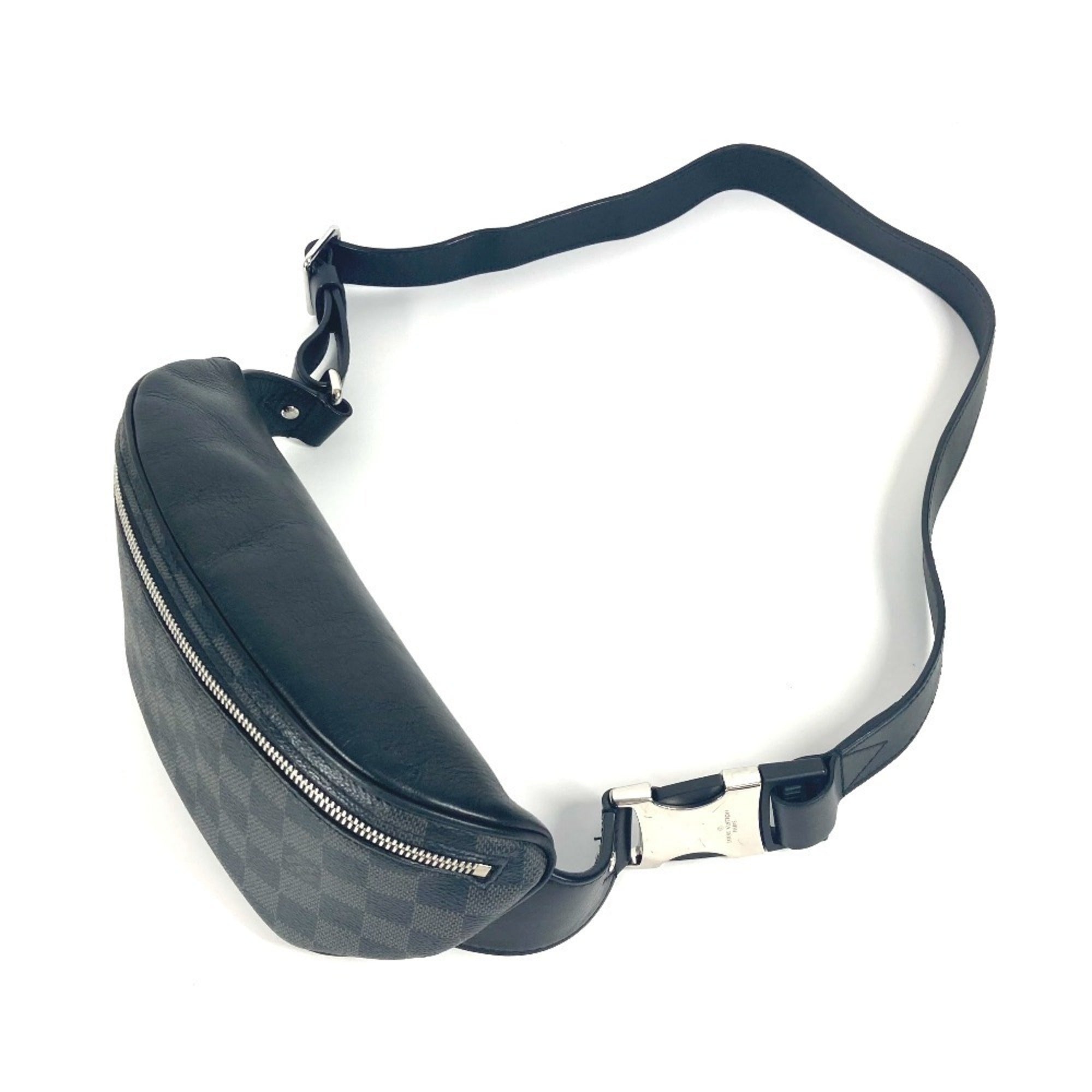 Louis Vuitton Damier Graphite Black Damier Graphite Shoulder Bag Sling Bag (Pre-Owned)