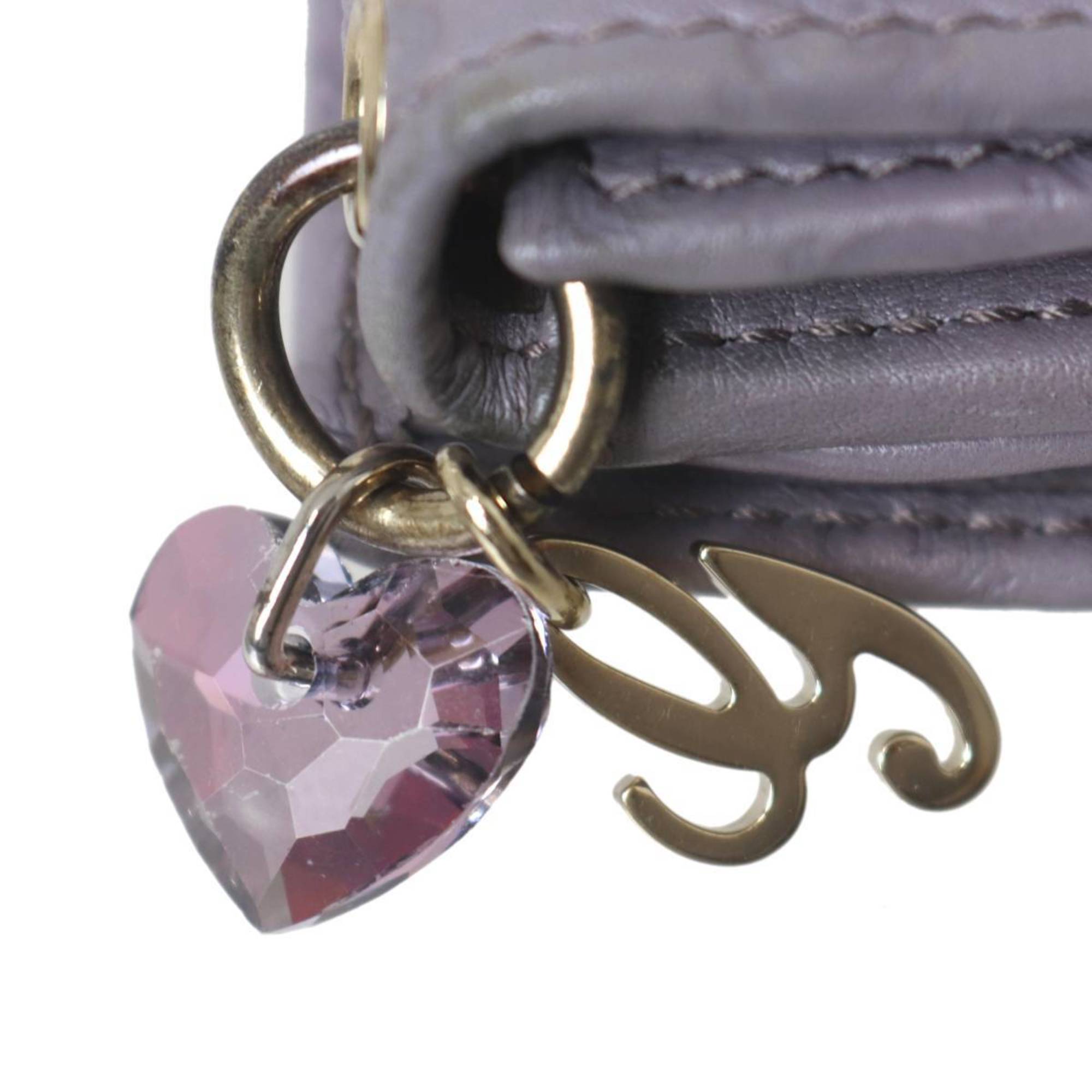 Gucci Purple Gray Long Wallet (Bi-Fold) (Pre-Owned)