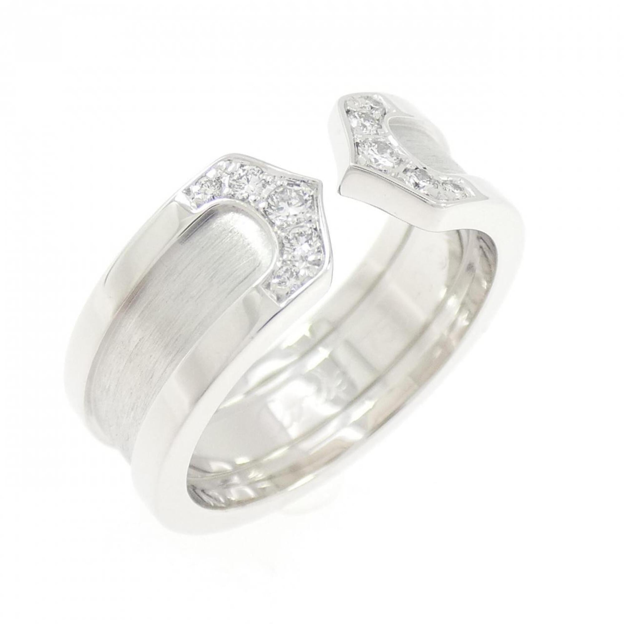 Cartier C2 White Gold (18K) Band Ring (Pre-Owned)