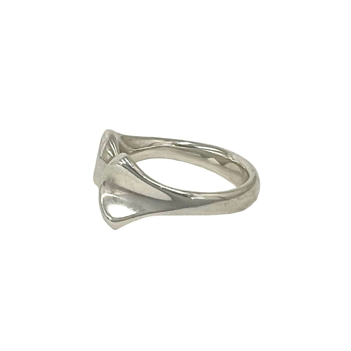 Tiffany Silver Silver 925 Band Ring (Pre-Owned)