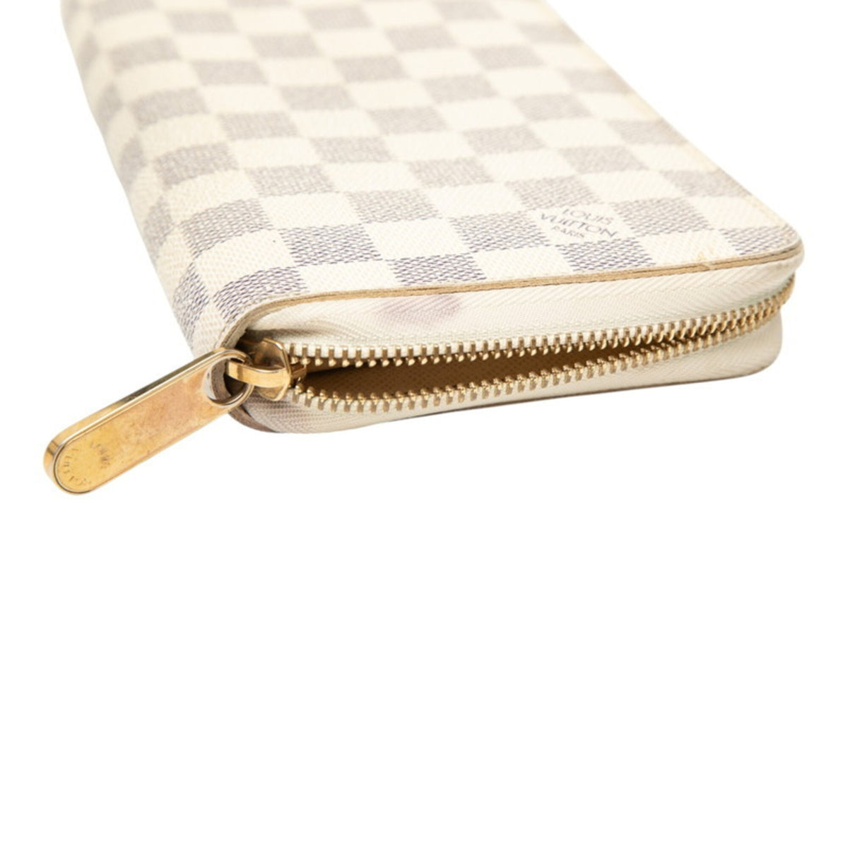 Louis Vuitton White Pvc Leather Long Wallet (Bi-Fold) (Pre-Owned)