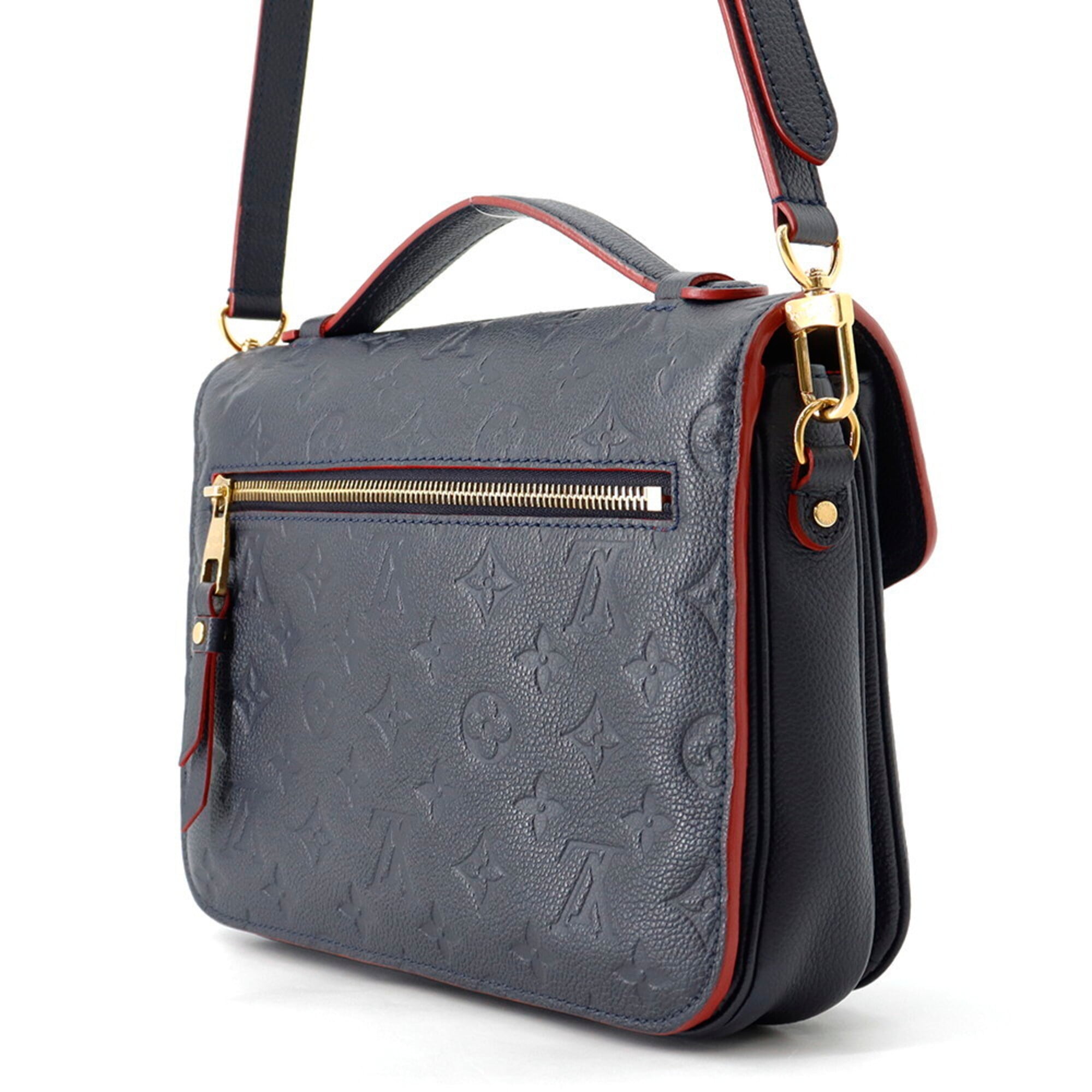 Louis Vuitton Marine Rouge Monogram Empreinte Handbag Pochette (Pre-Owned)