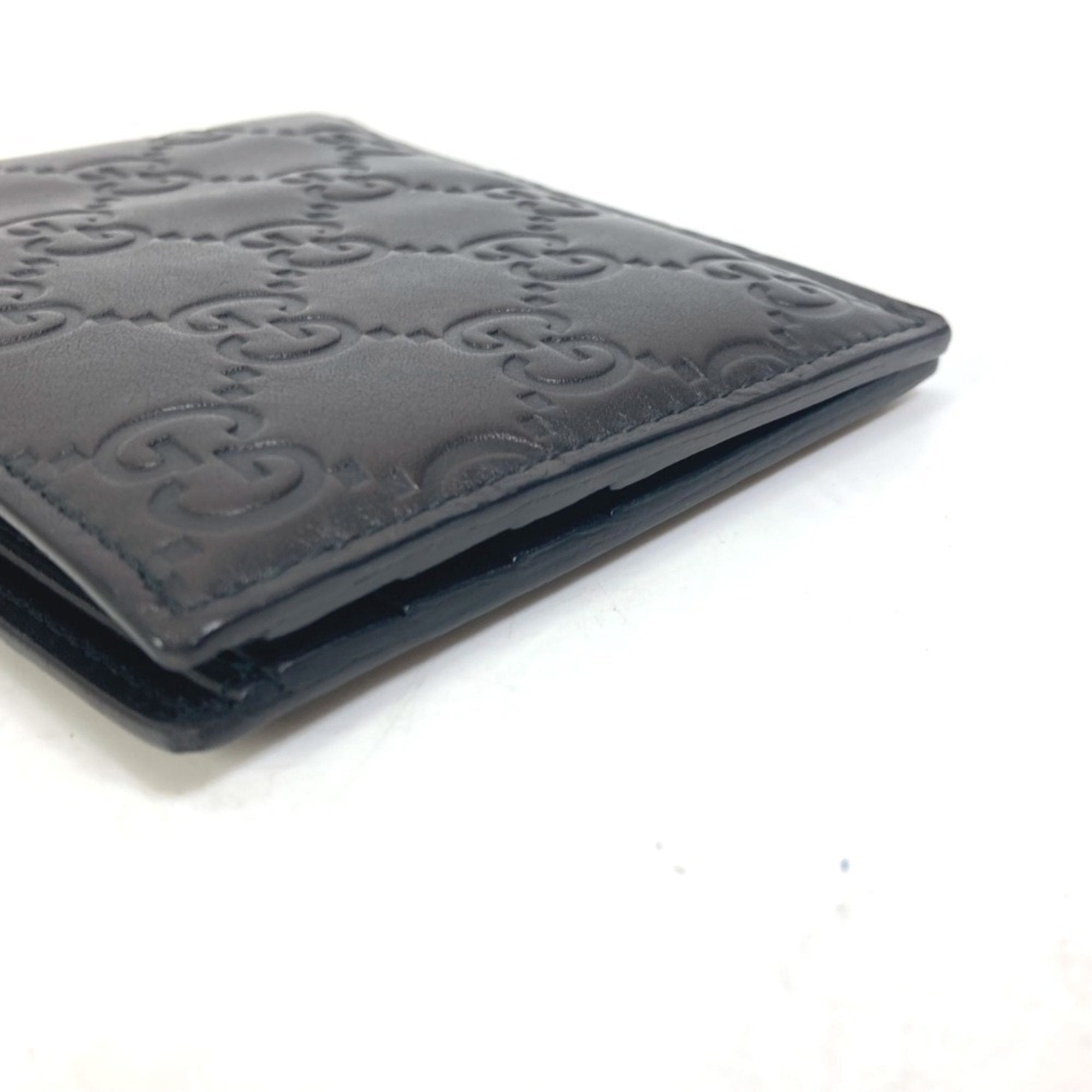 Gucci Black Leather Wallet (Bi-Fold) (Pre-Owned)