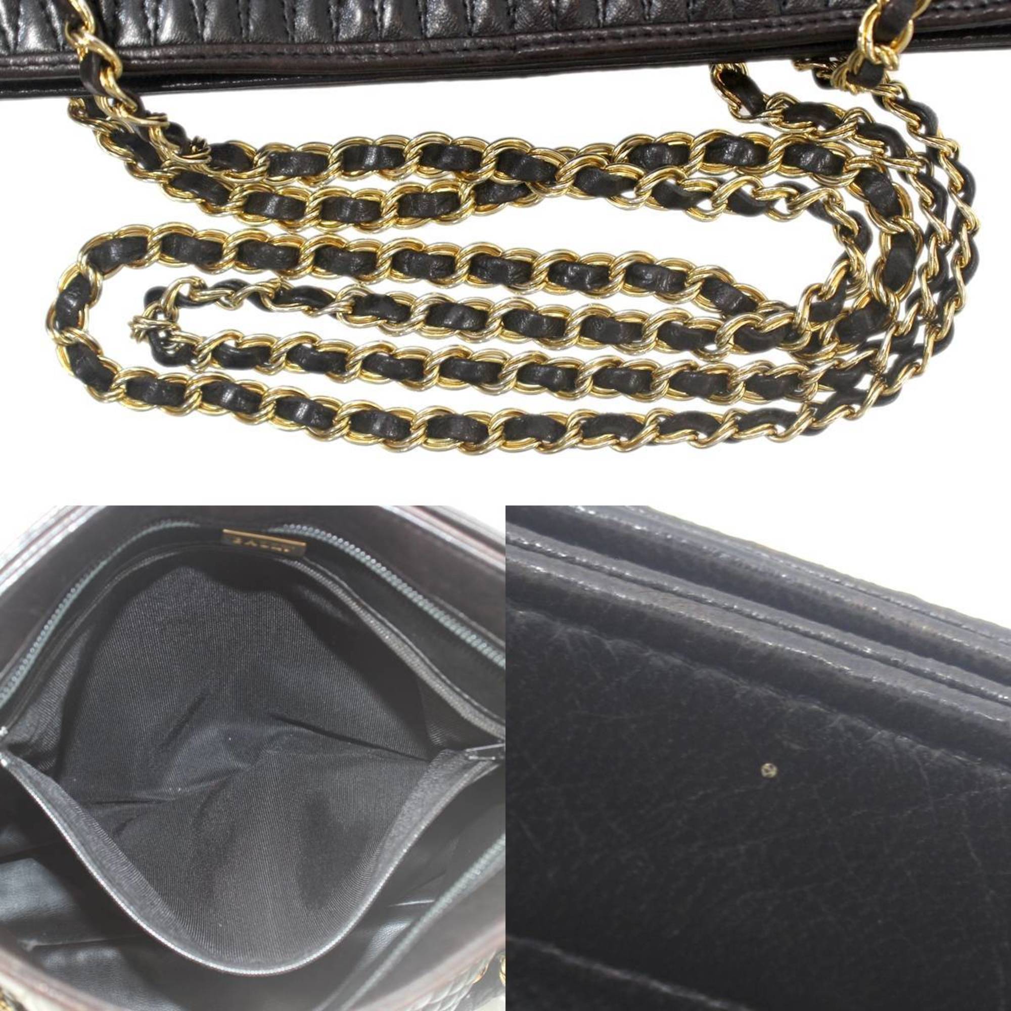 Bally Black Shoulder Bag Tote Bag (Pre-Owned)