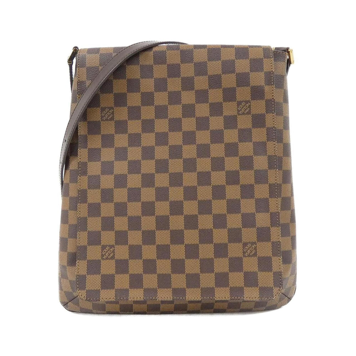 Louis Vuitton Damier Damier Canvas Ebene Damier Canvas Shoulder Bag (Pre-Owned)