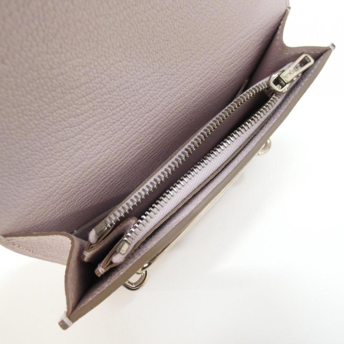 Hermes Pink Chevre Leather Coin Purse/Coin Case (Pre-Owned)