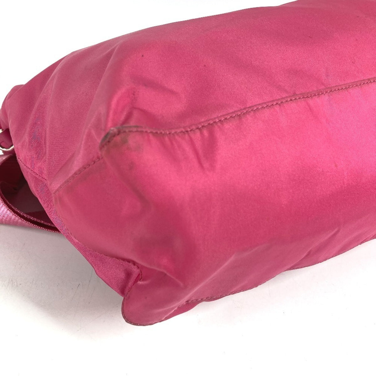 Prada Pink Nylon Handbag Shoulder Bag Tote Bag (Pre-Owned)