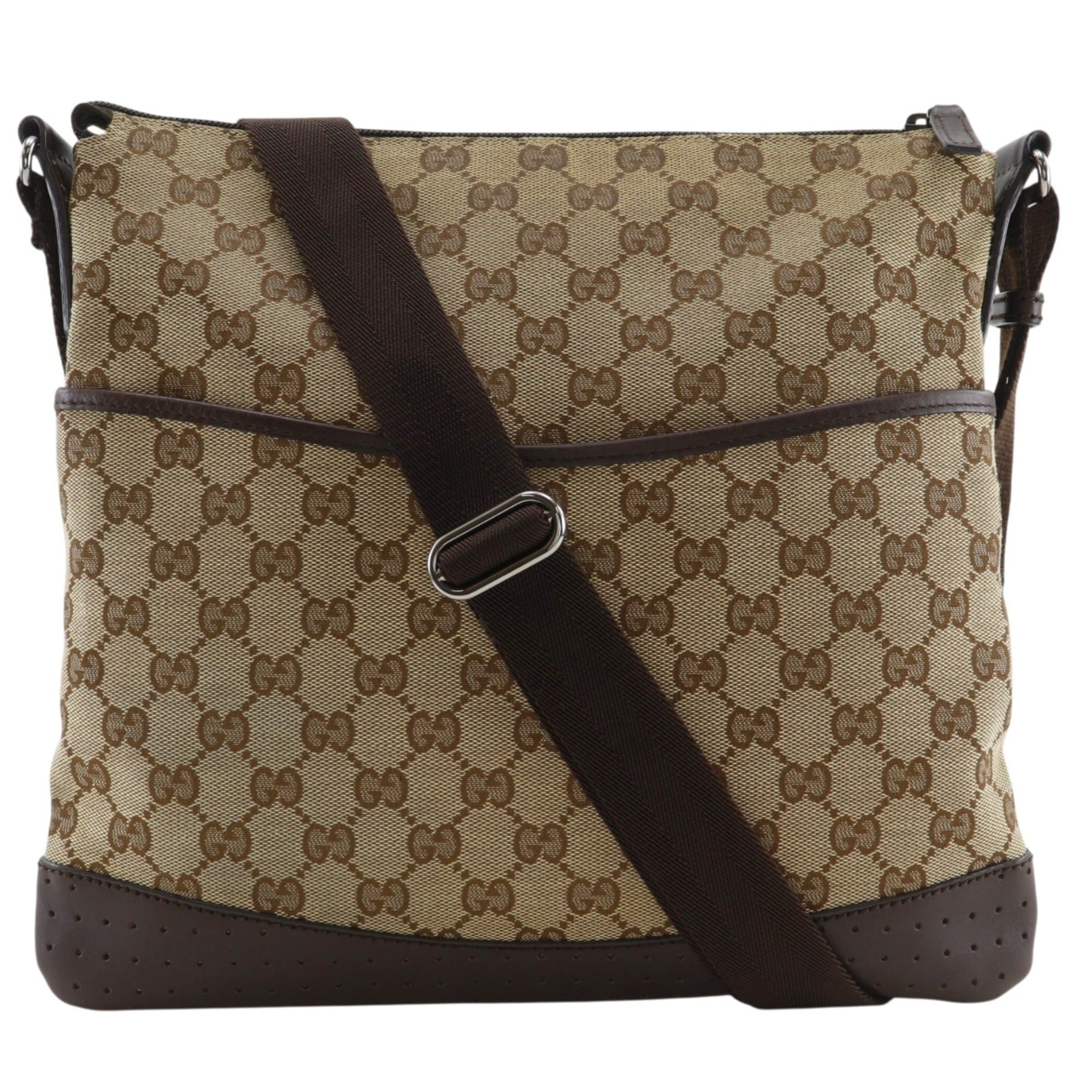 Gucci Brown Gg Canvas Shoulder Bag (Pre-Owned)