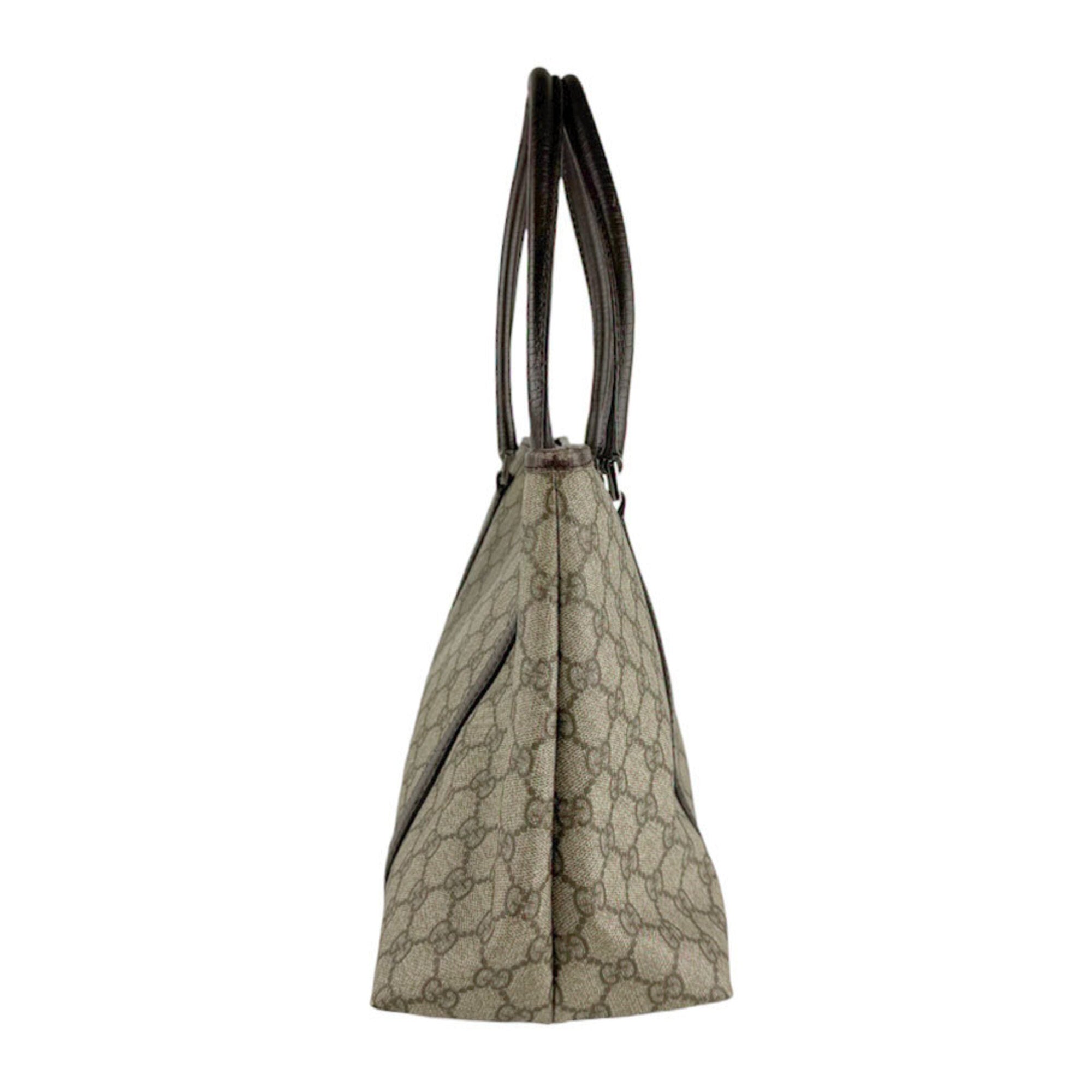 Gucci Brown Gg Supreme Shoulder Bag Tote Bag (Pre-Owned)