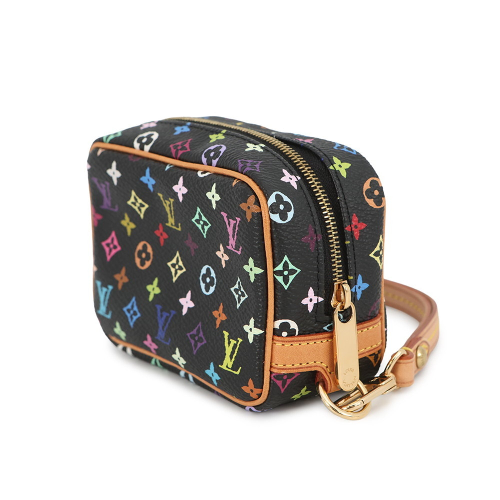 Louis Vuitton Brown Noir Monogram Multicolore Pouch (Pre-Owned)