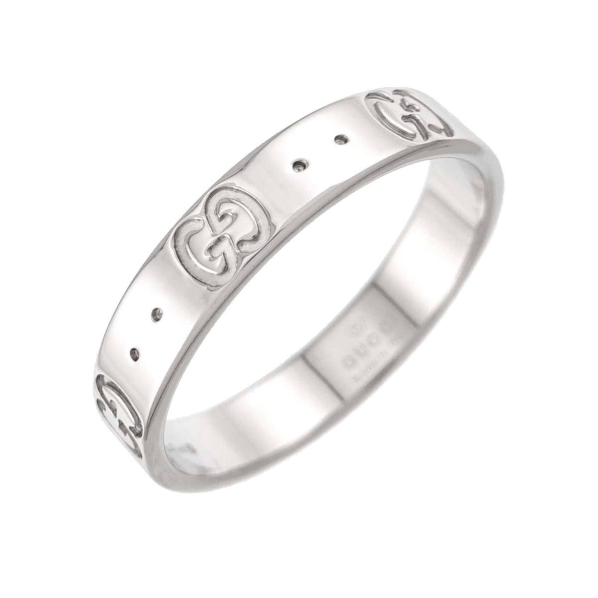 Gucci White Gold (18K) Band Ring (Pre-Owned)
