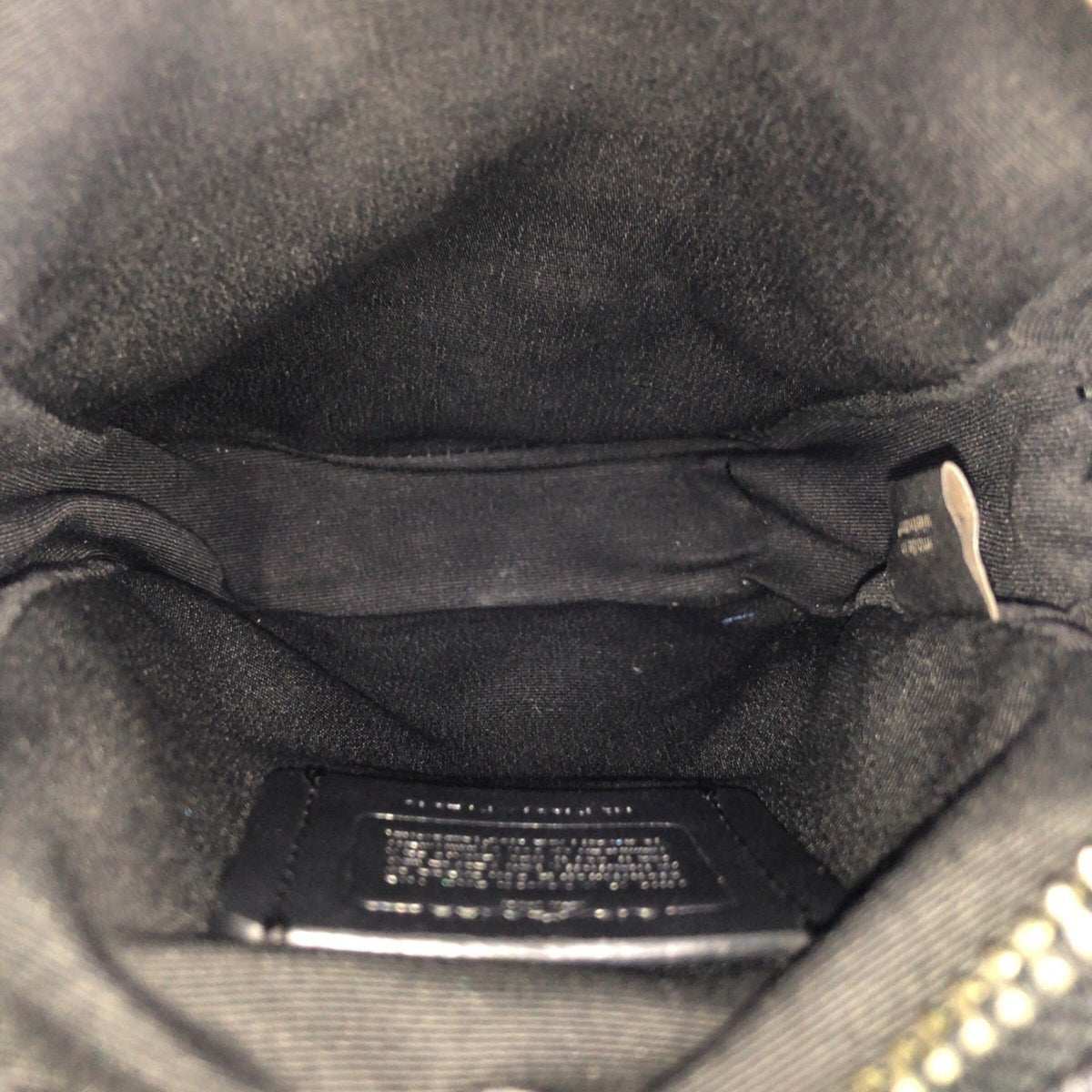 Coach Black Leather Pochette Shoulder Bag (Pre-Owned)
