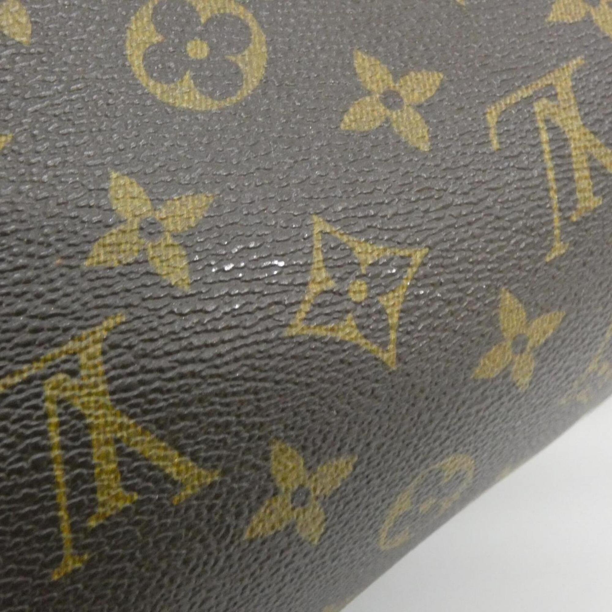 Louis Vuitton Marron Coated Canvas Shoulder Bag (Pre-Owned)