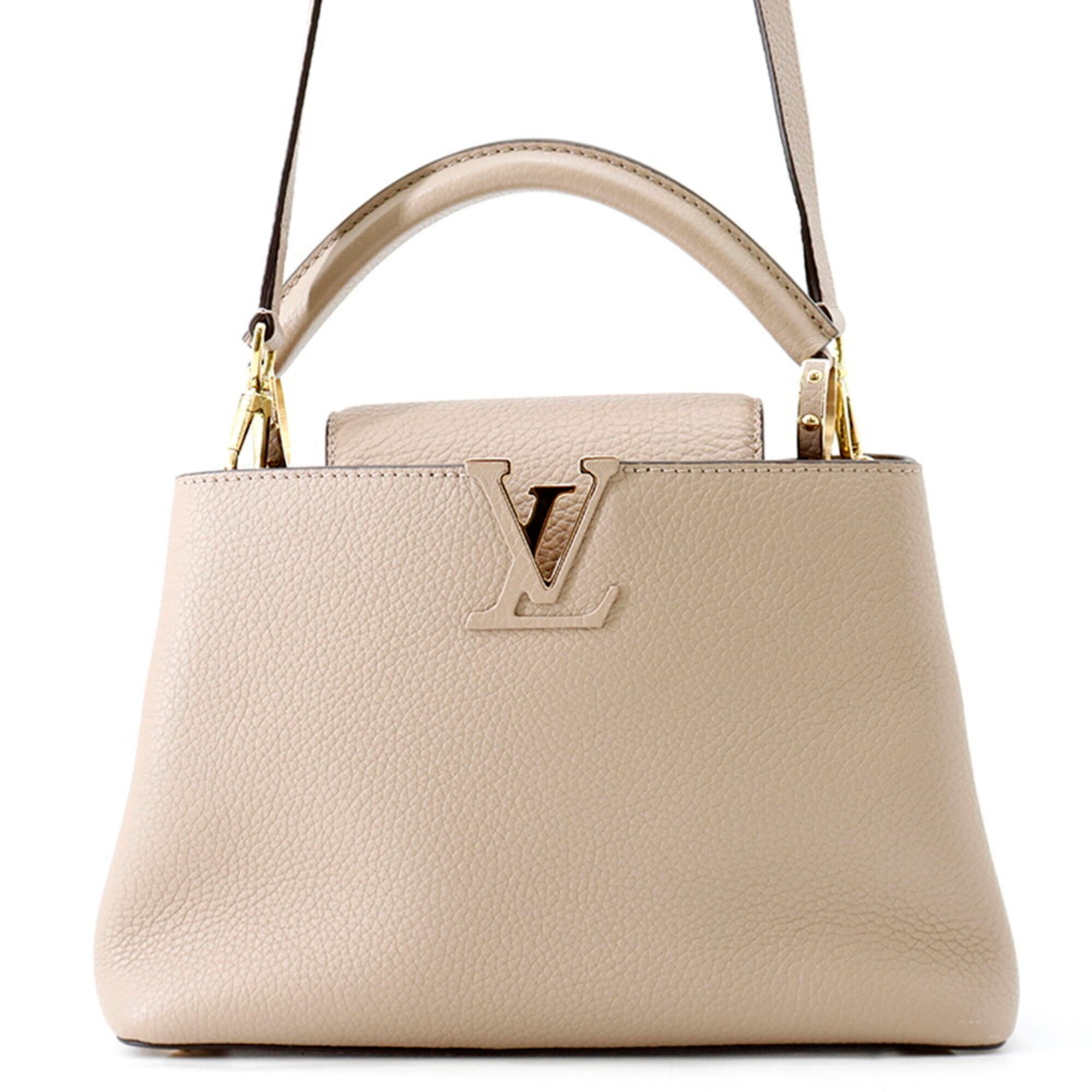Louis Vuitton Galle Leather Handbag Shoulder Bag (Pre-Owned)