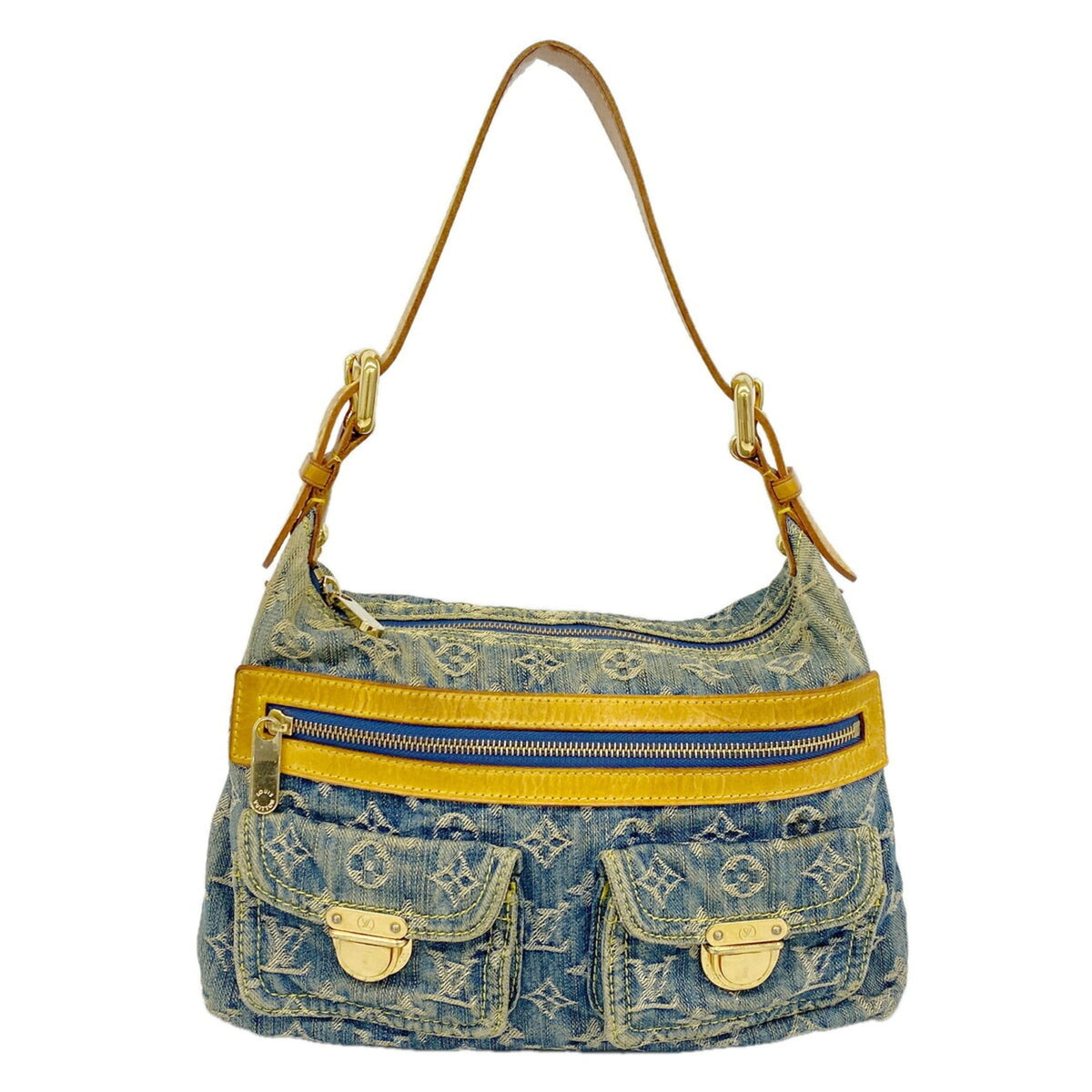Louis Vuitton Blue Shoulder Bag (Pre-Owned)