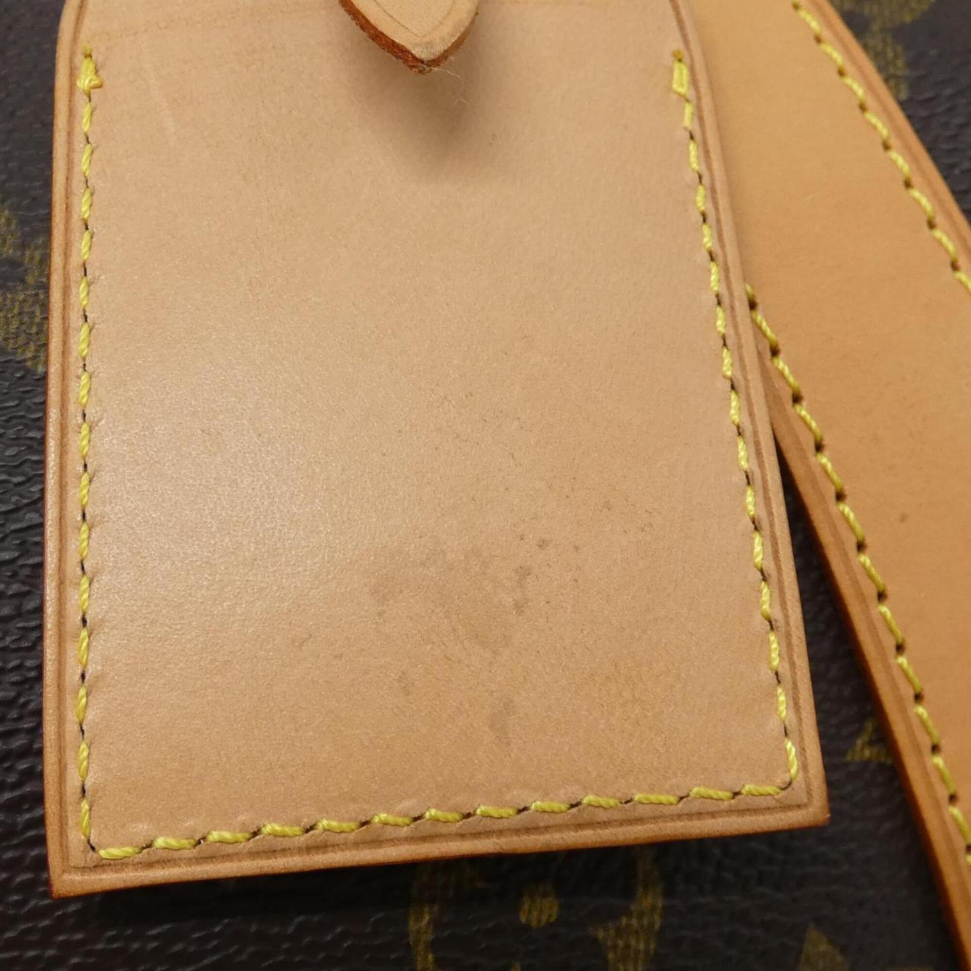 Louis Vuitton Monogram Marron Coated Canvas Boston Bag (Pre-Owned)