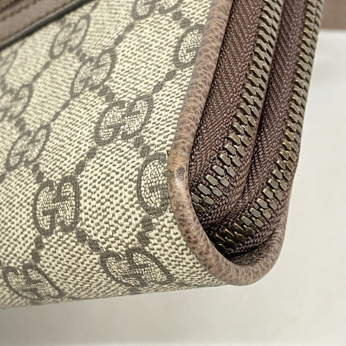 Gucci Brown Pvc Shoulder Bag (Pre-Owned)