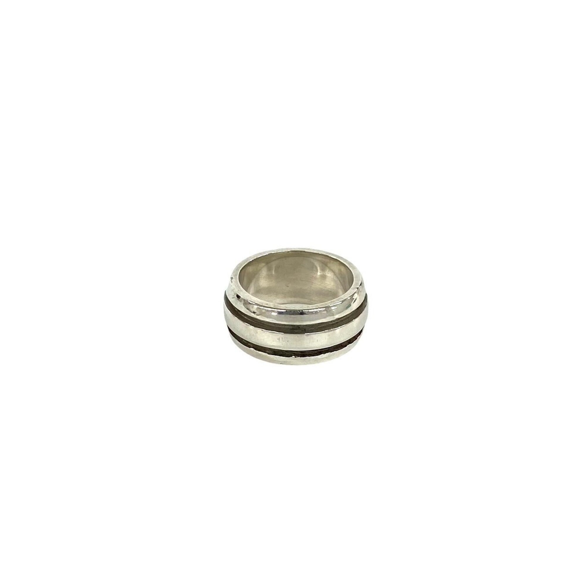 Tiffany Silver Silver 925 Band Ring (Pre-Owned)